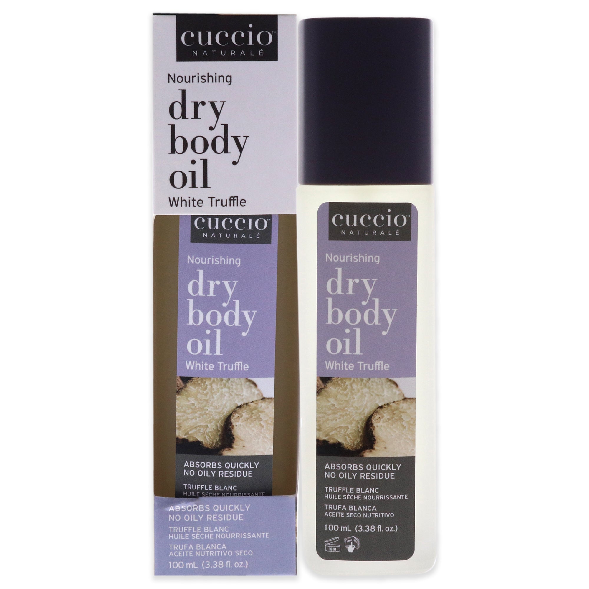 Nourishing Dry Body Oil - White Truffle By Cuccio Naturale For Unisex - 3.38 Oz Oil