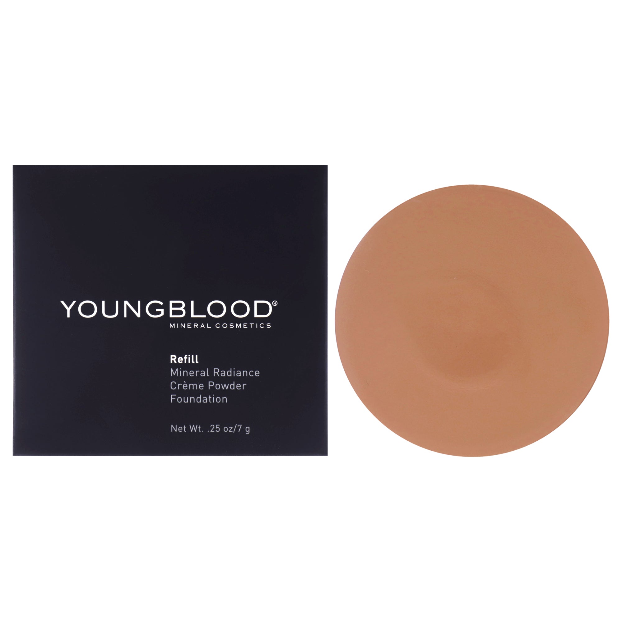 Mineral Radiance Creme Powder Foundation - Toffee By Youngblood For Women - 0.25 Oz Foundation (Refill)