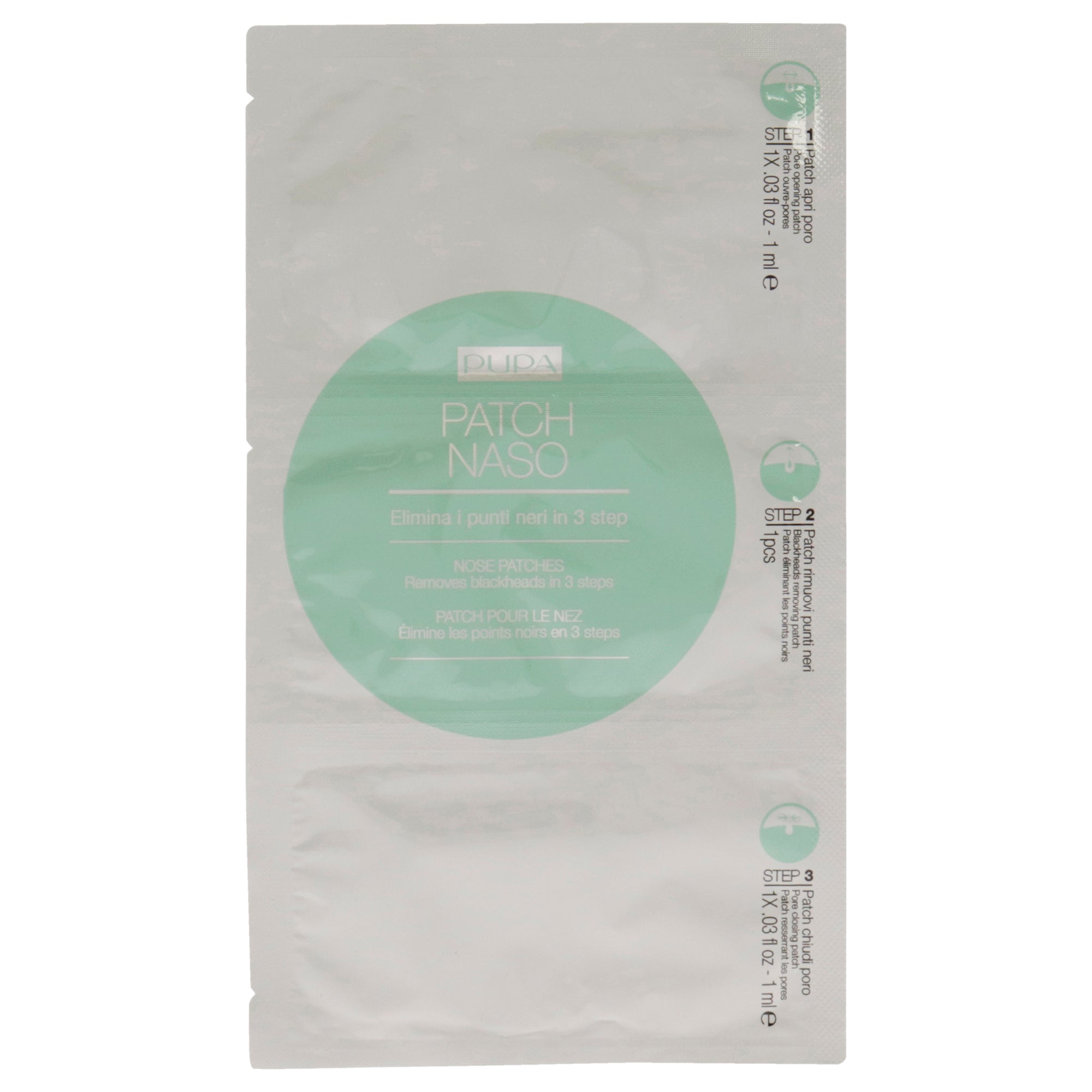 Nose Patches Blackheads Remover - 3 Steps By Pupa Milano For Unisex - 1 Pack Patches