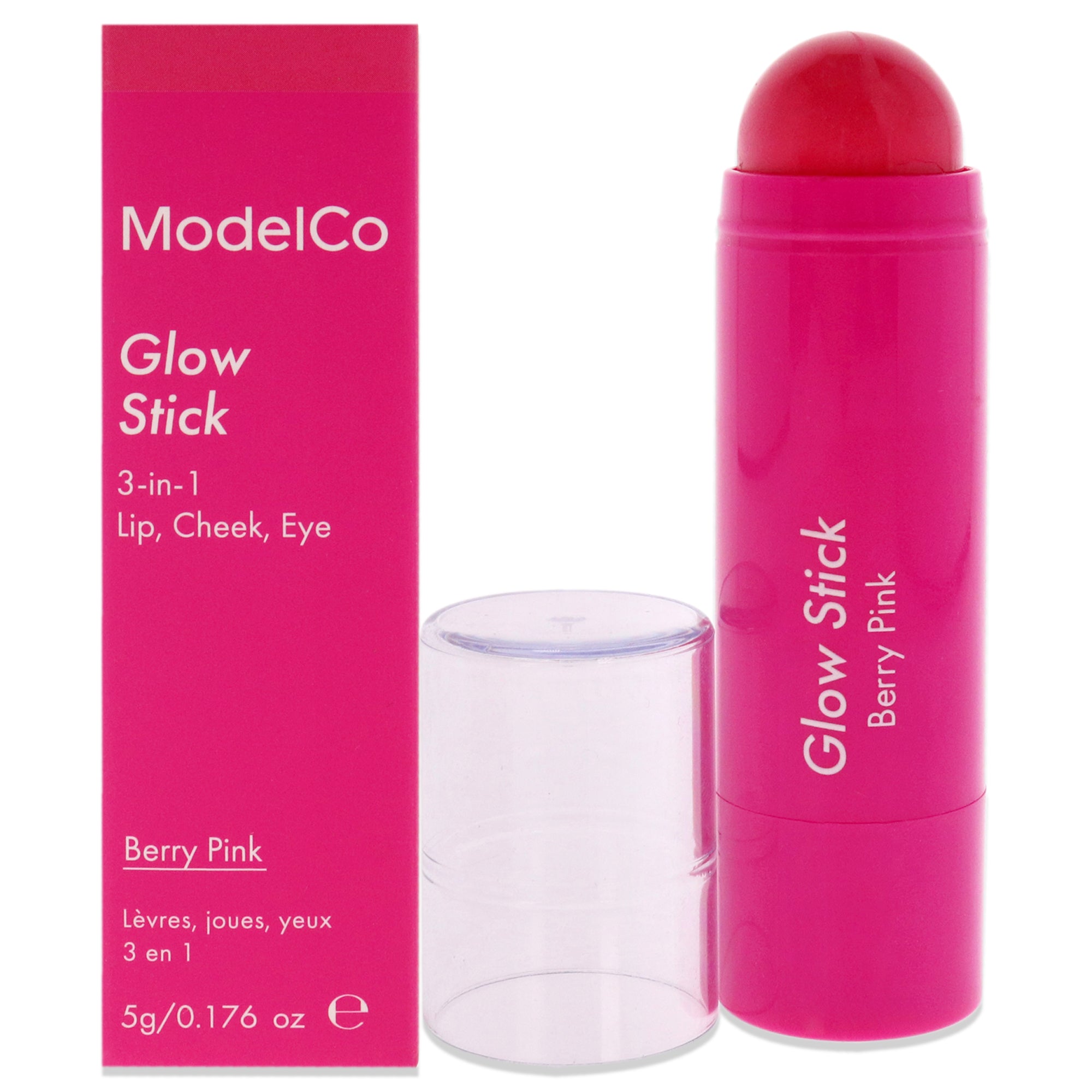 Glow Stick 3-In-1 - Berry Pink by ModelCo for Women - 0.176 oz Makeup