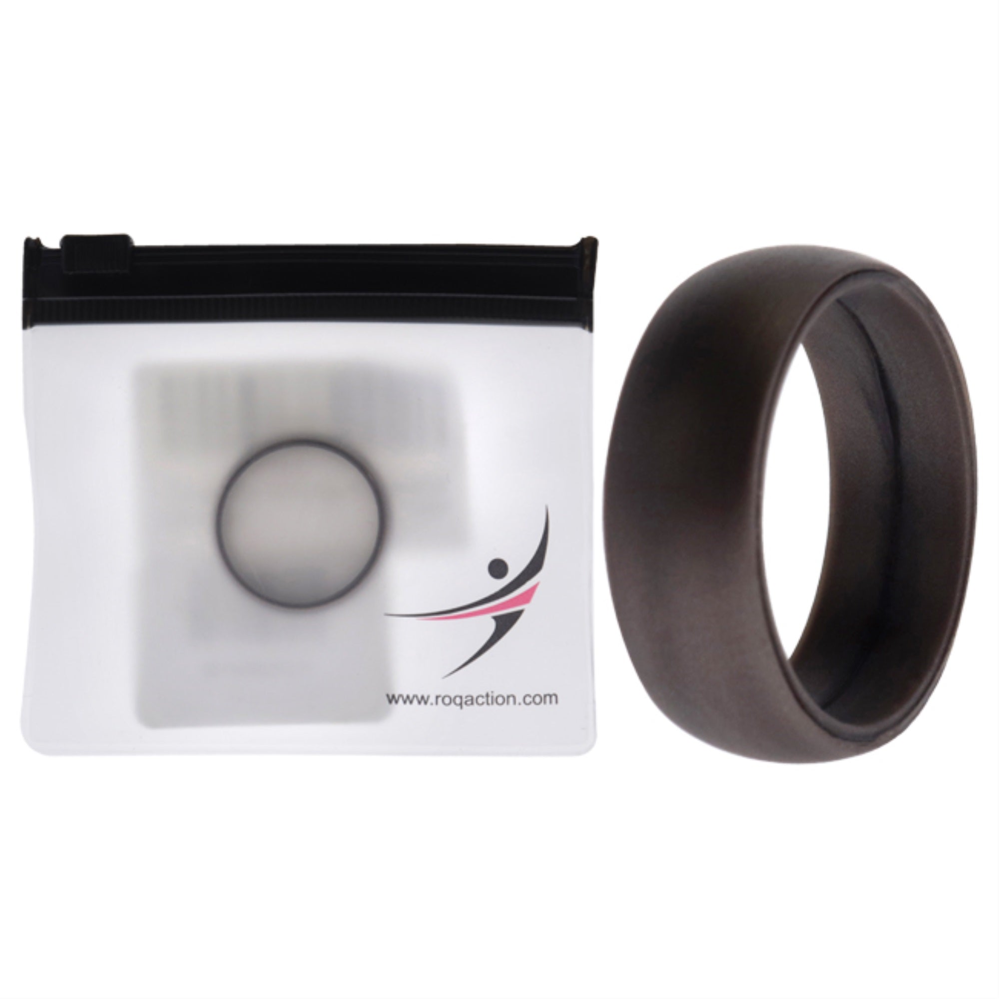 Silicone Wedding Ring - Grey By Roq For Men - 13 Mm Ring