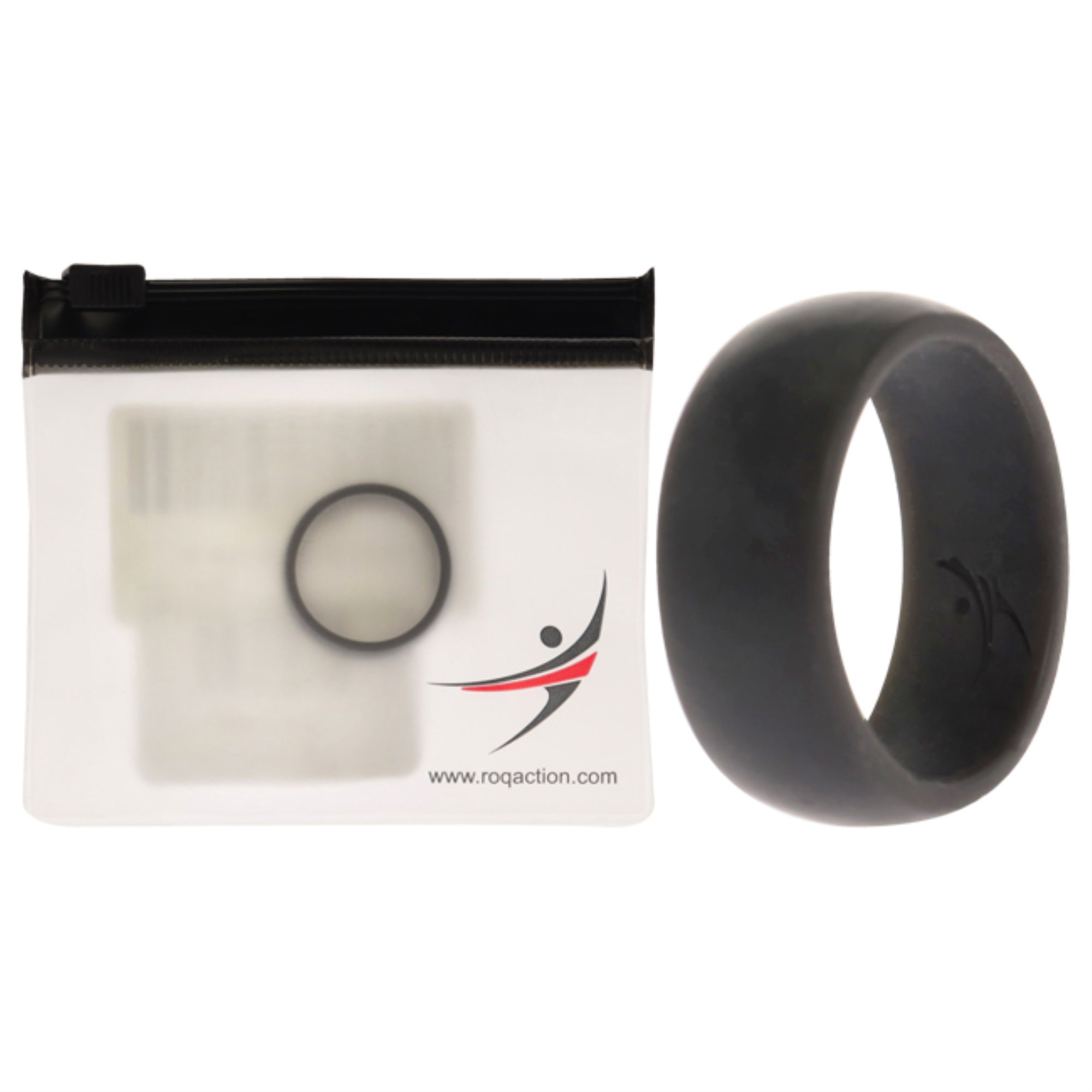 Silicone Wedding Ring - Grey By Roq For Men - 10 Mm Ring