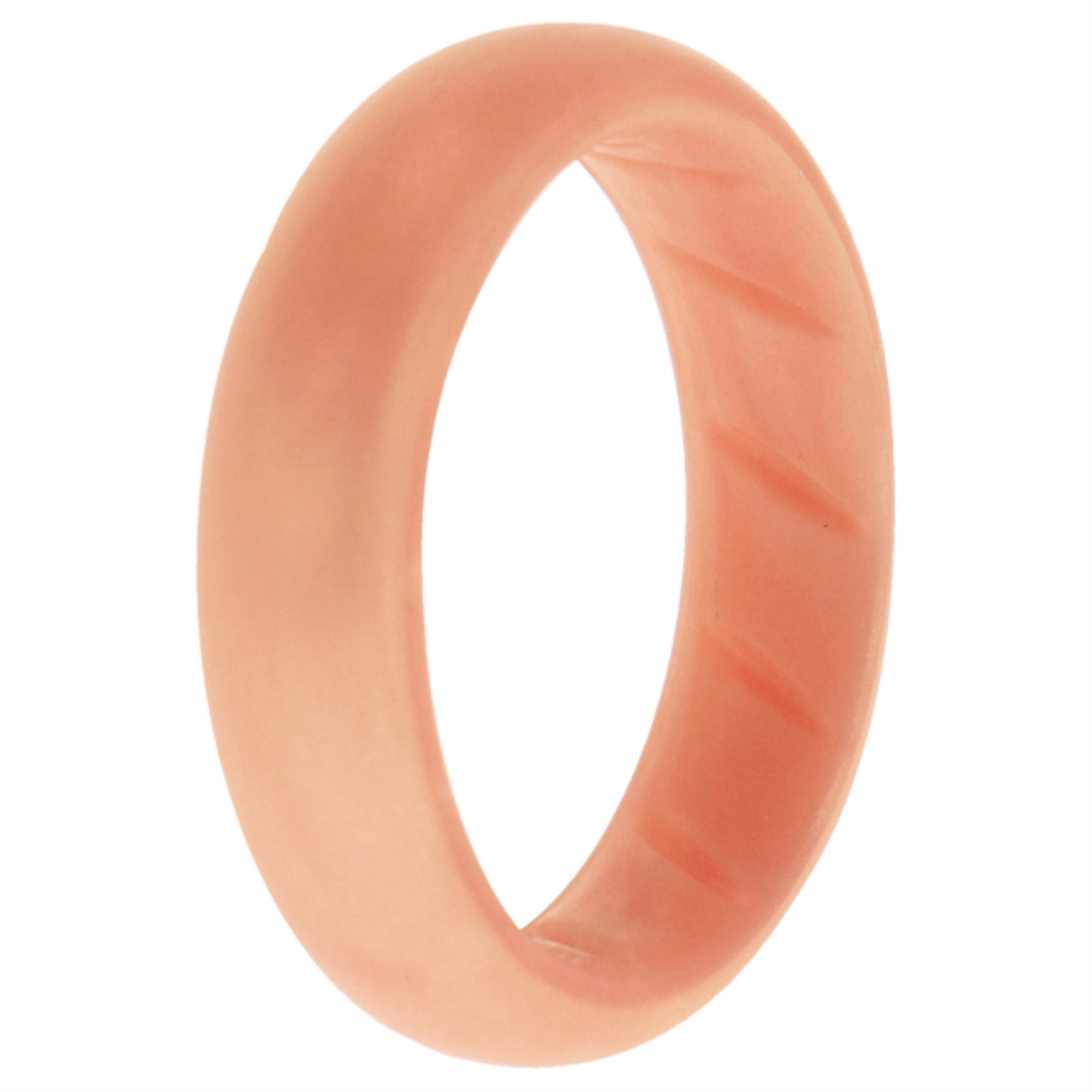 Silicone Wedding Br Solid Ring - Basic-Rose-Gold By Roq For Women - 7 Mm Ring
