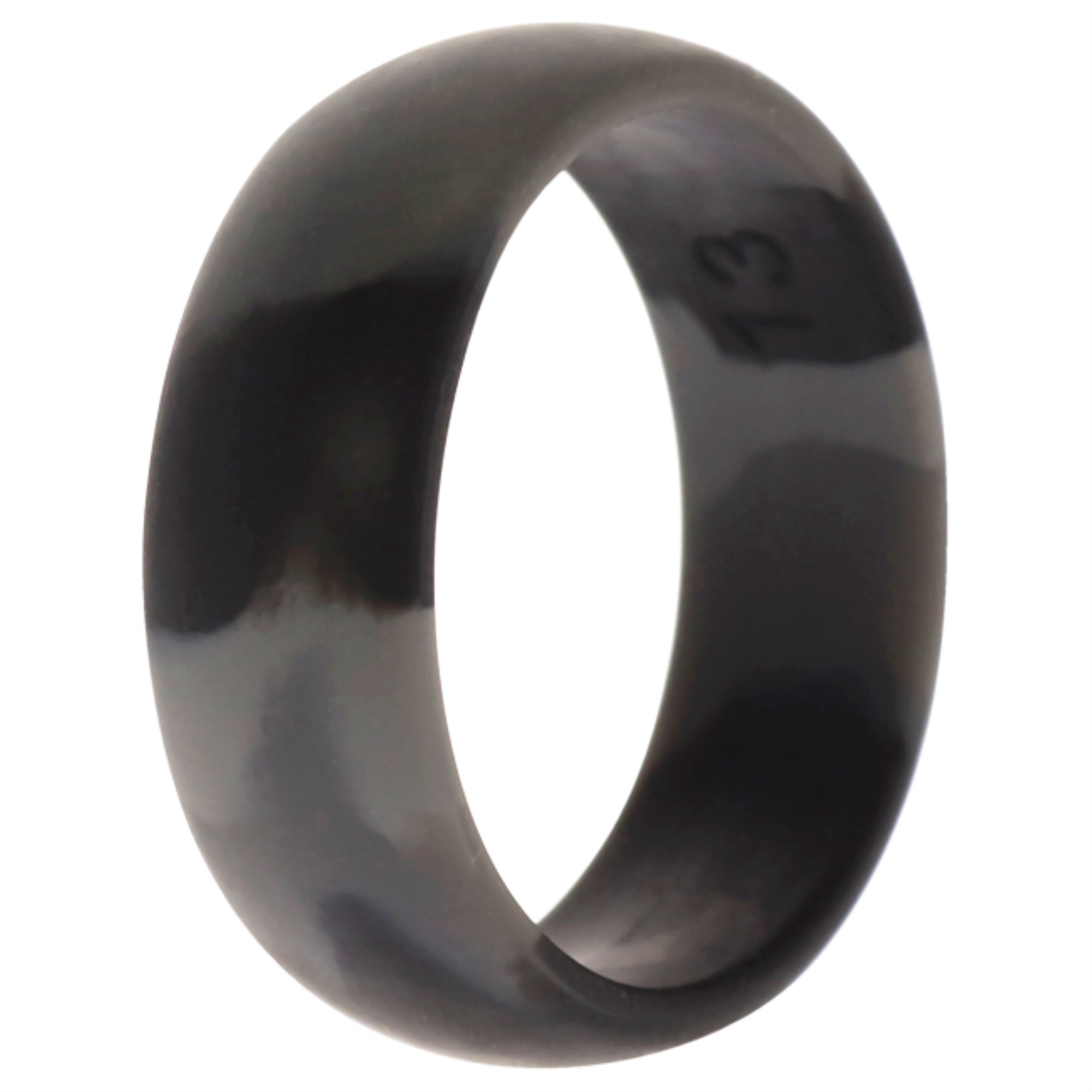 Silicone Wedding Ring - Black-Camo By Roq For Men - 13 Mm Ring