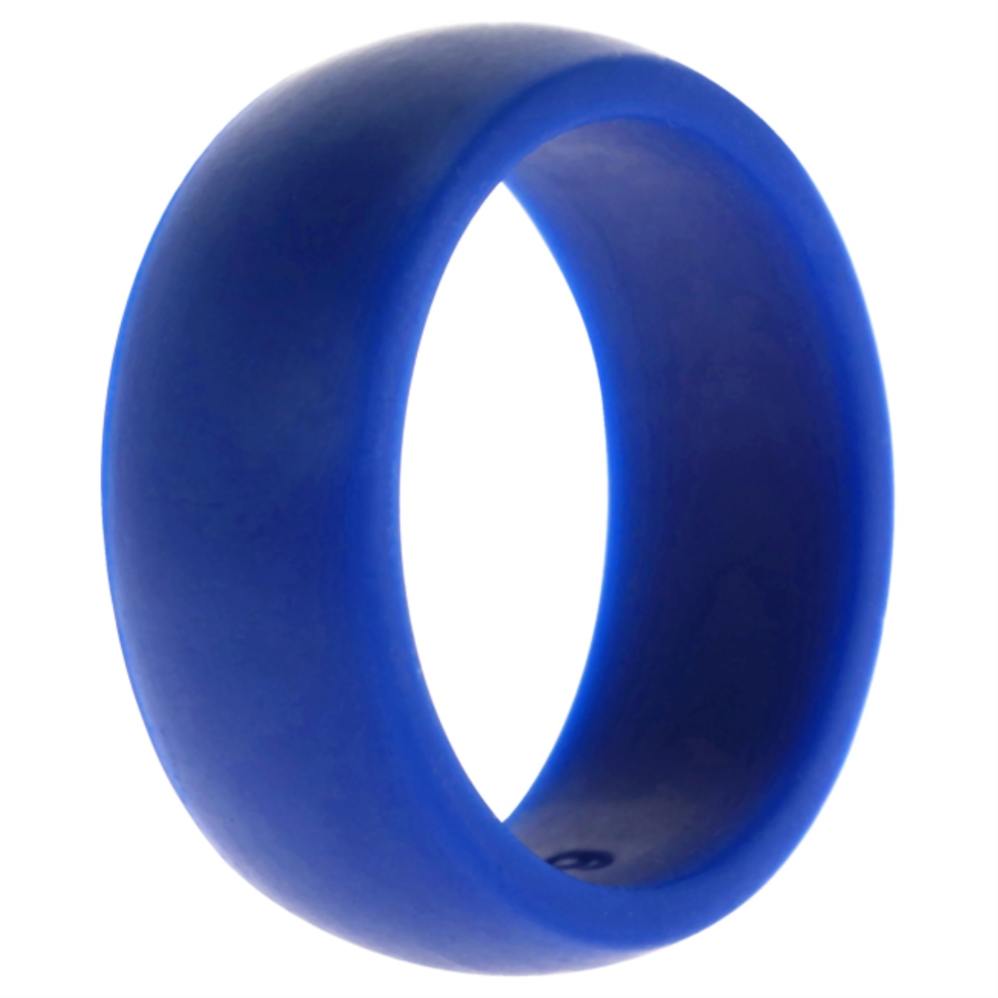 Silicone Wedding Ring Dome Style - Blue By Roq For Men - 9 Mm Ring