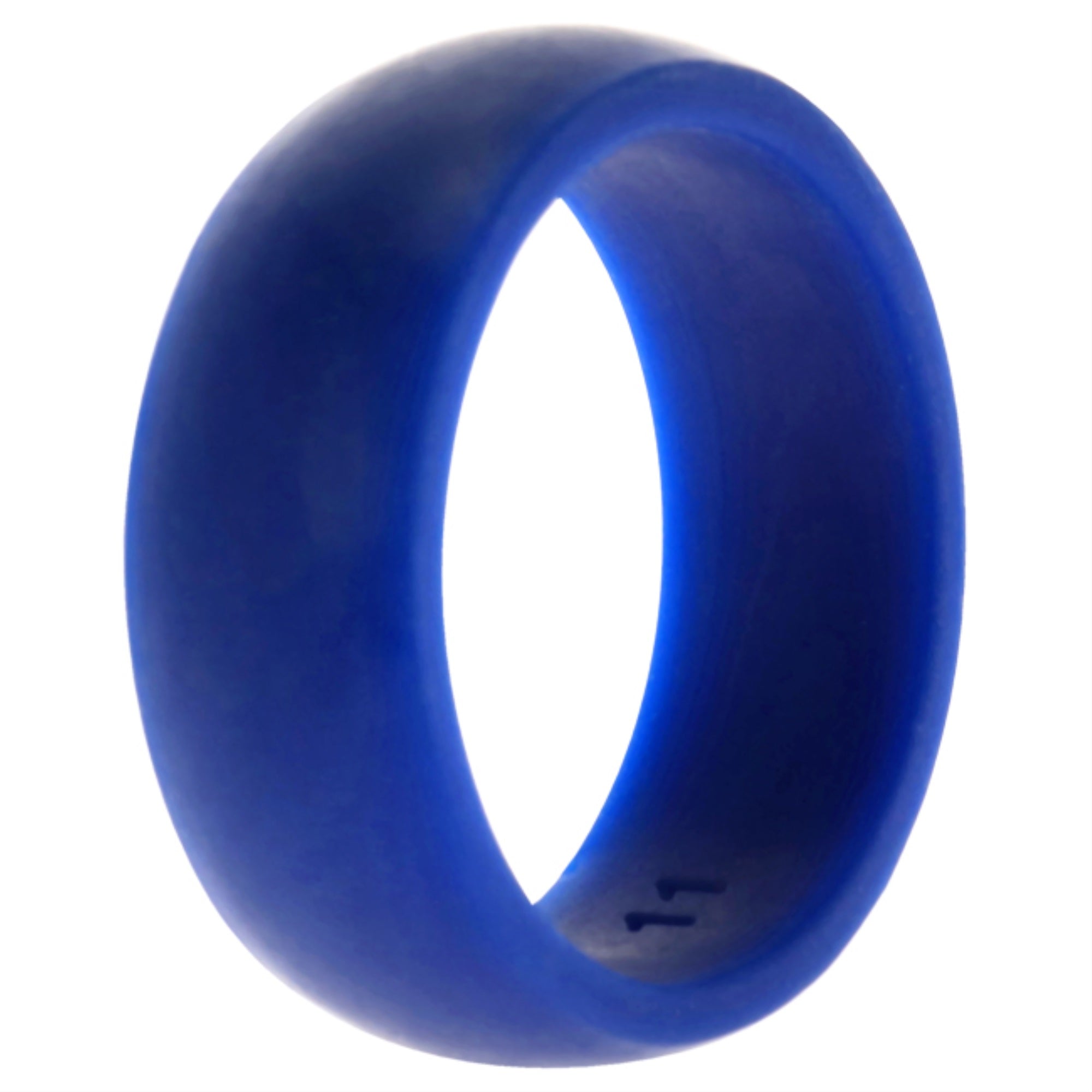 Silicone Wedding Ring Dome Style - Blue By Roq For Men - 11 Mm Ring