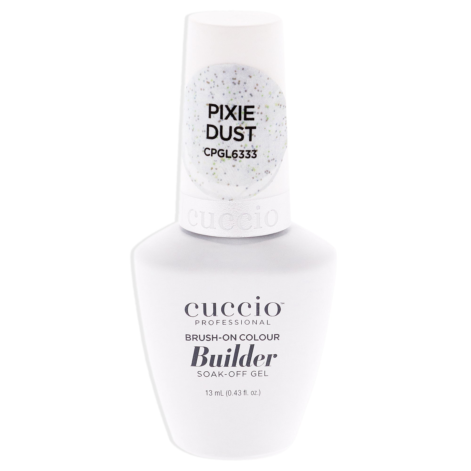 Brush-On Colour Builder Soak Off Gel - Pixie Dust By Cuccio Pro For Women - 0.43 Oz Nail Polish
