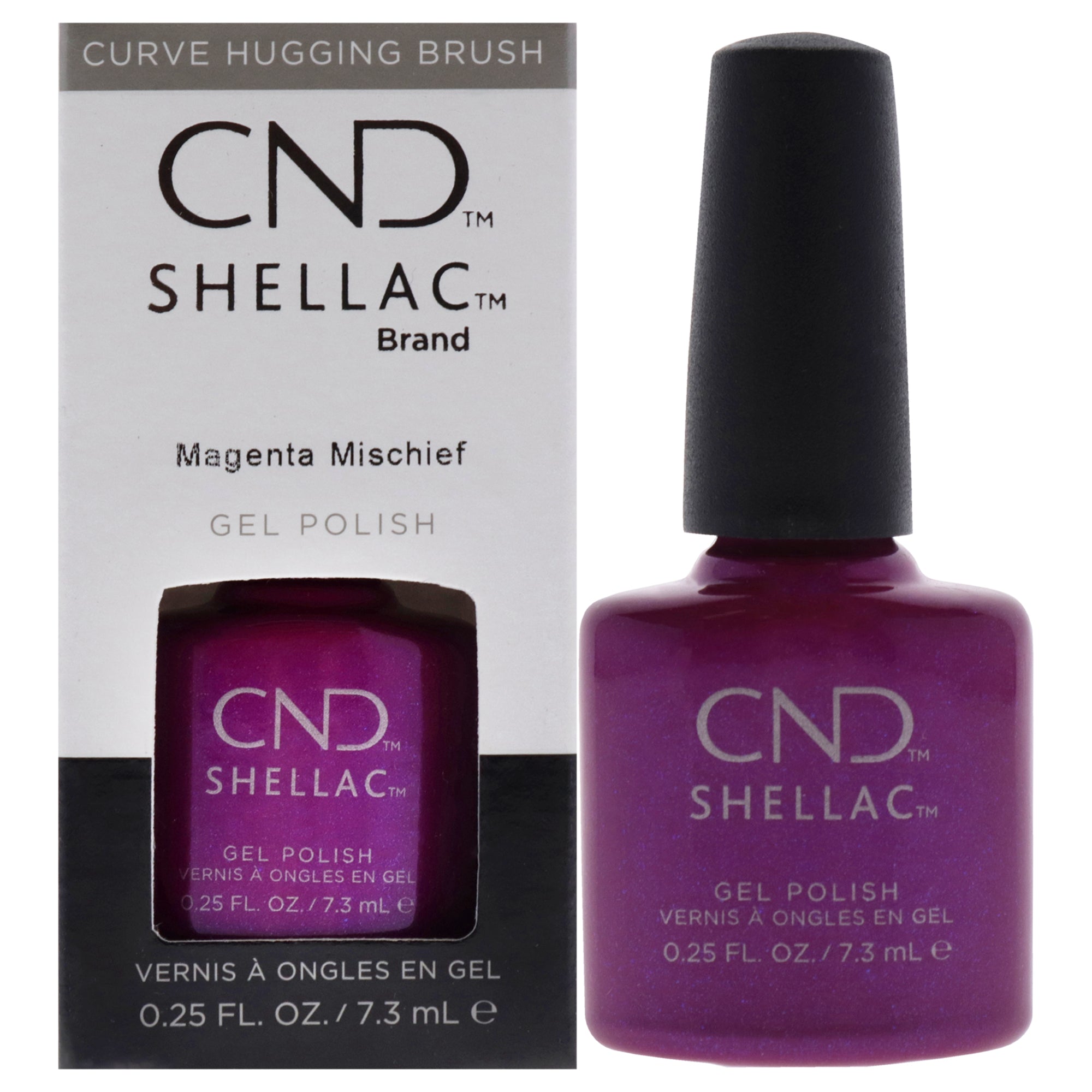 Shellac Nail Color - Magenta Mischief By Cnd For Women - 0.25 Oz Nail Polish
