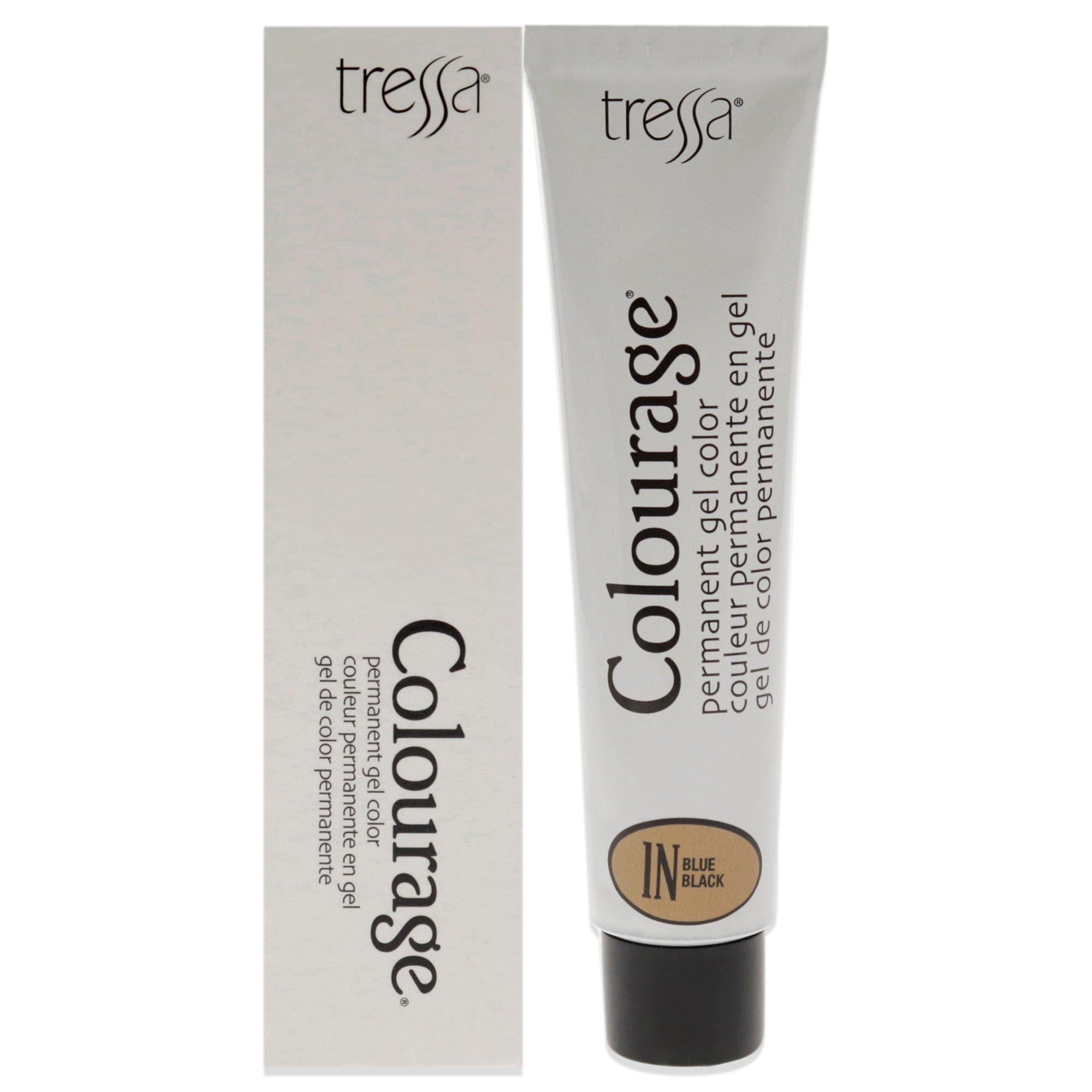 Colourage Permanent Gel Color  1N Blue Black by Tressa for Unisex  2 oz Hair Color
