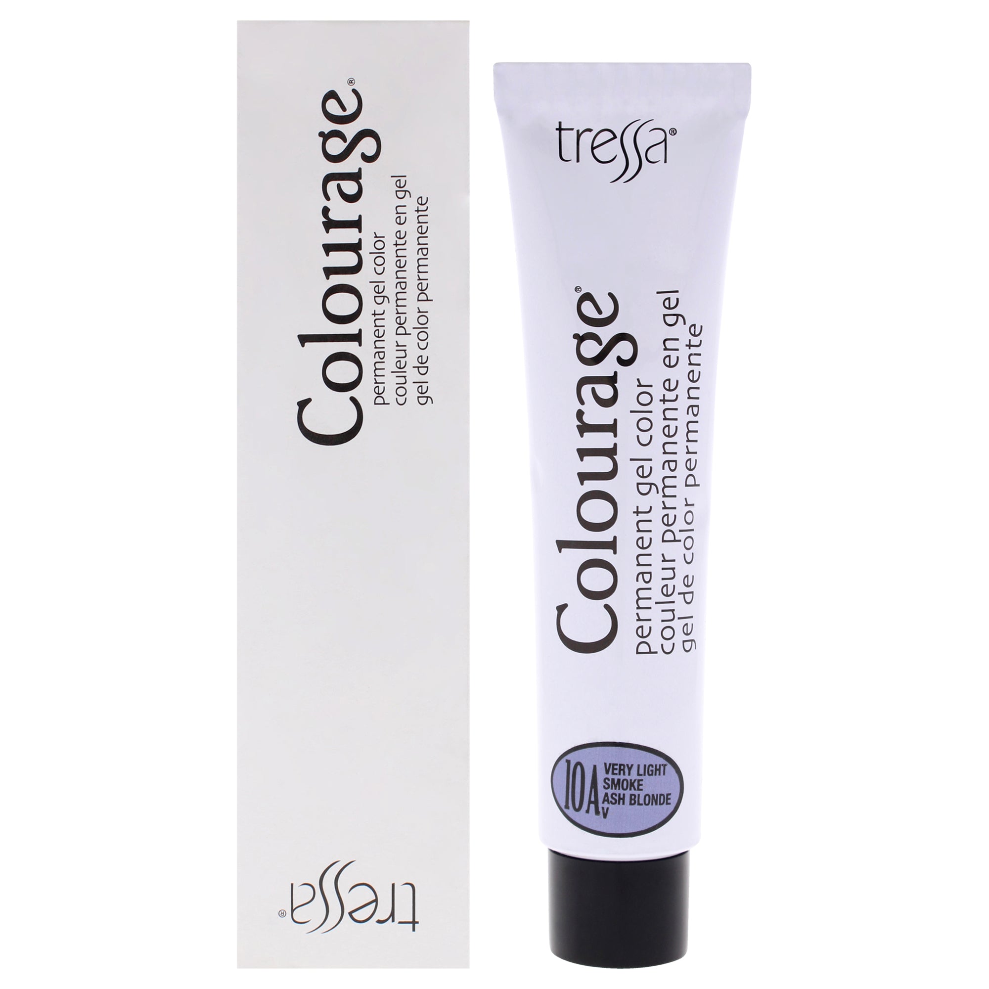 Colourage Permanent Gel Color  10A Very Light Smoke Ash Blonde by Tressa for Unisex  2 oz Hair Color