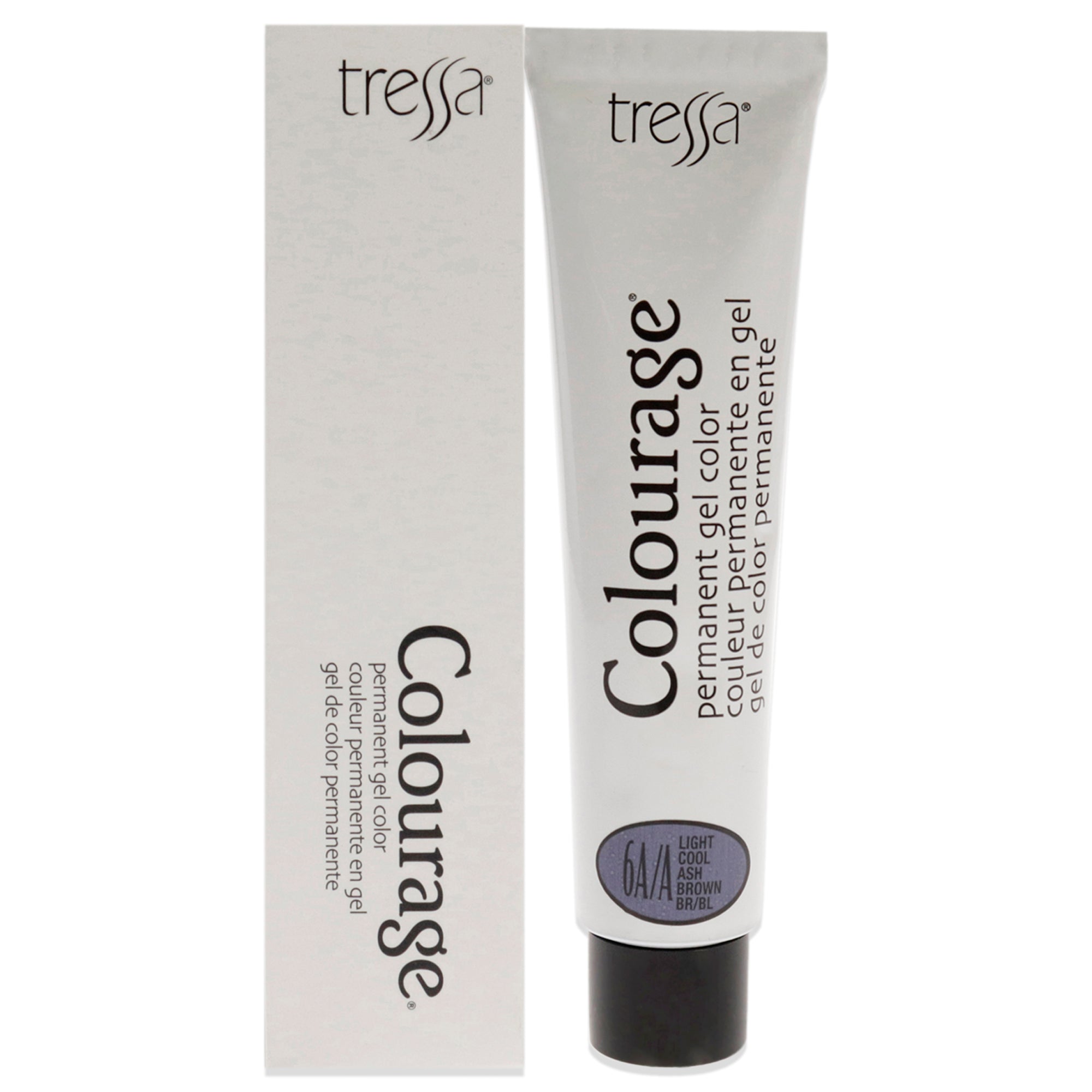Colourage Permanent Gel Color  6AA Light Cool Ash Brown by Tressa for Unisex  2 oz Hair Color
