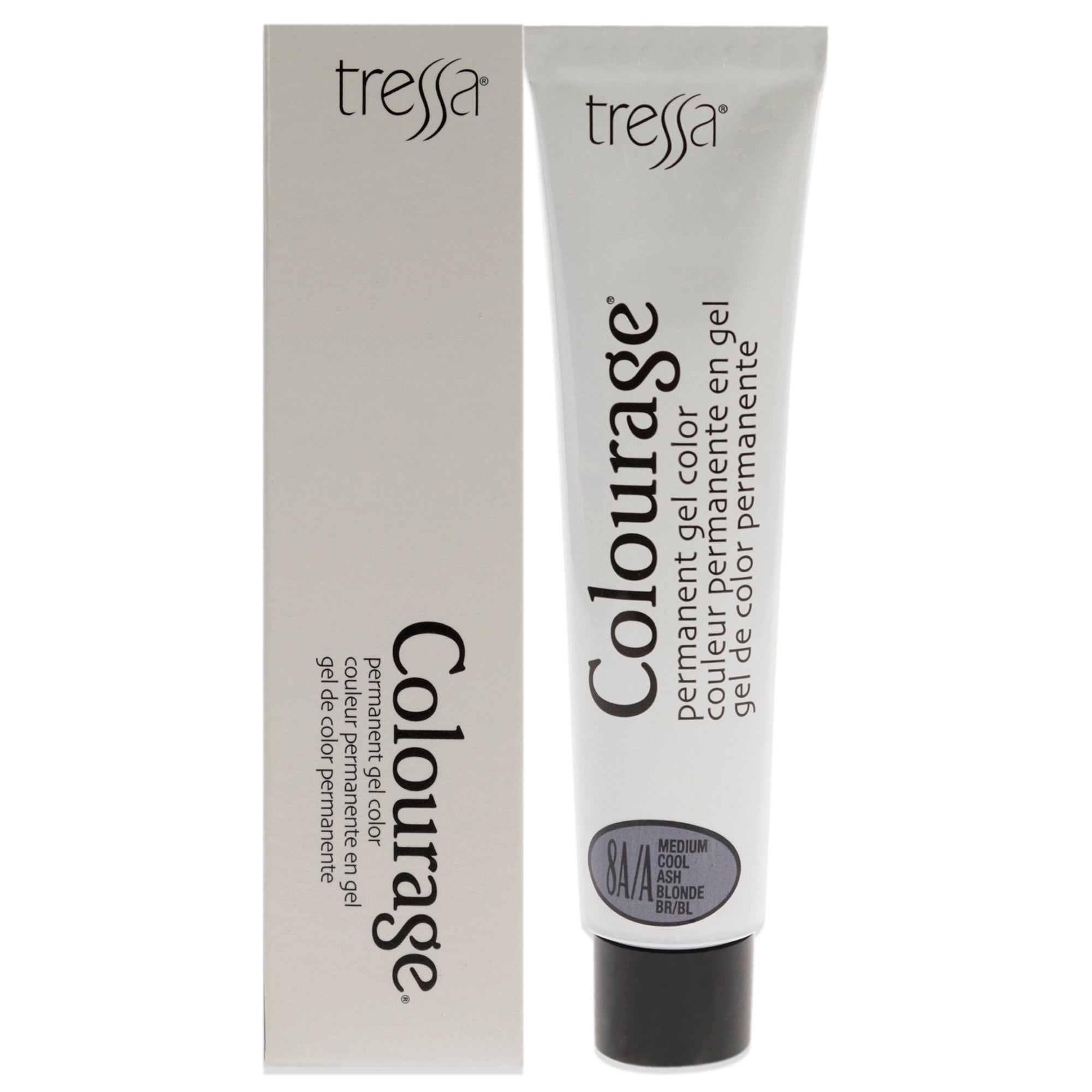 Colourage Permanent Gel Color  8AA Medium Cool Ash Blonde by Tressa for Unisex  2 oz Hair Color