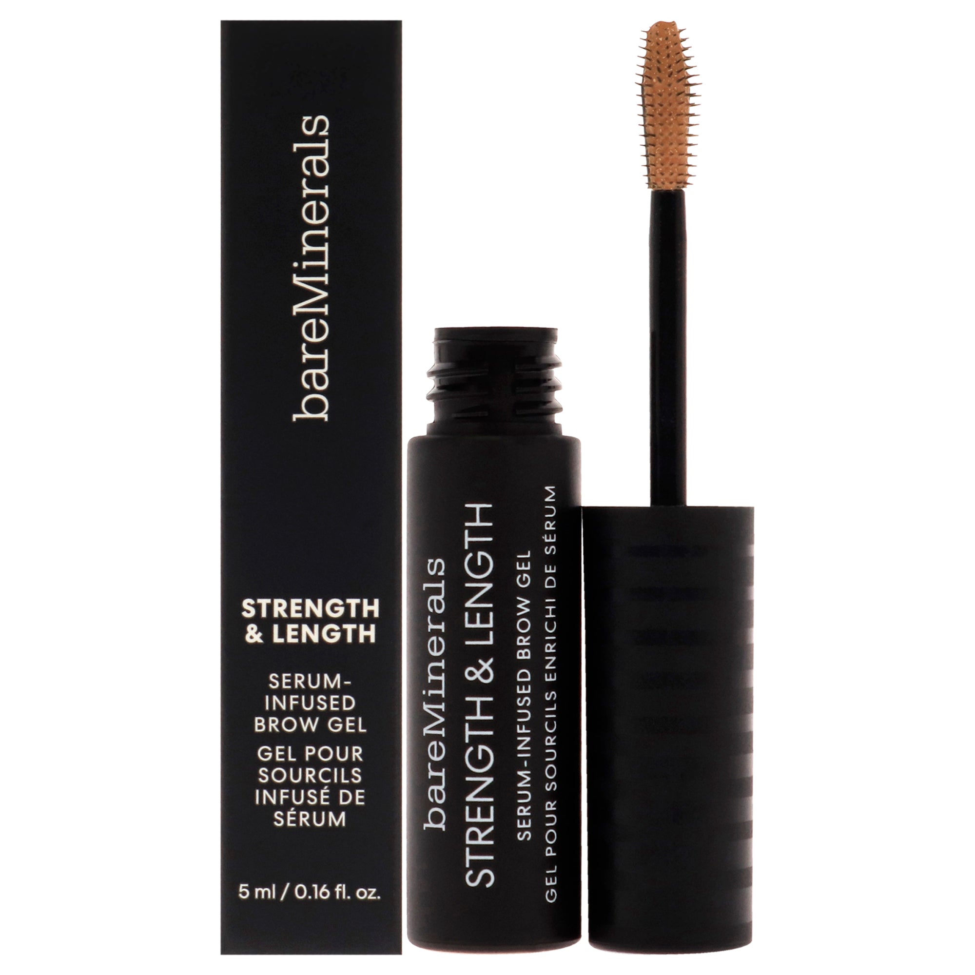 Strength and Length SerumInfused Brow Gel  Honey by bareMinerals for Women  0.16 oz Brow Gel