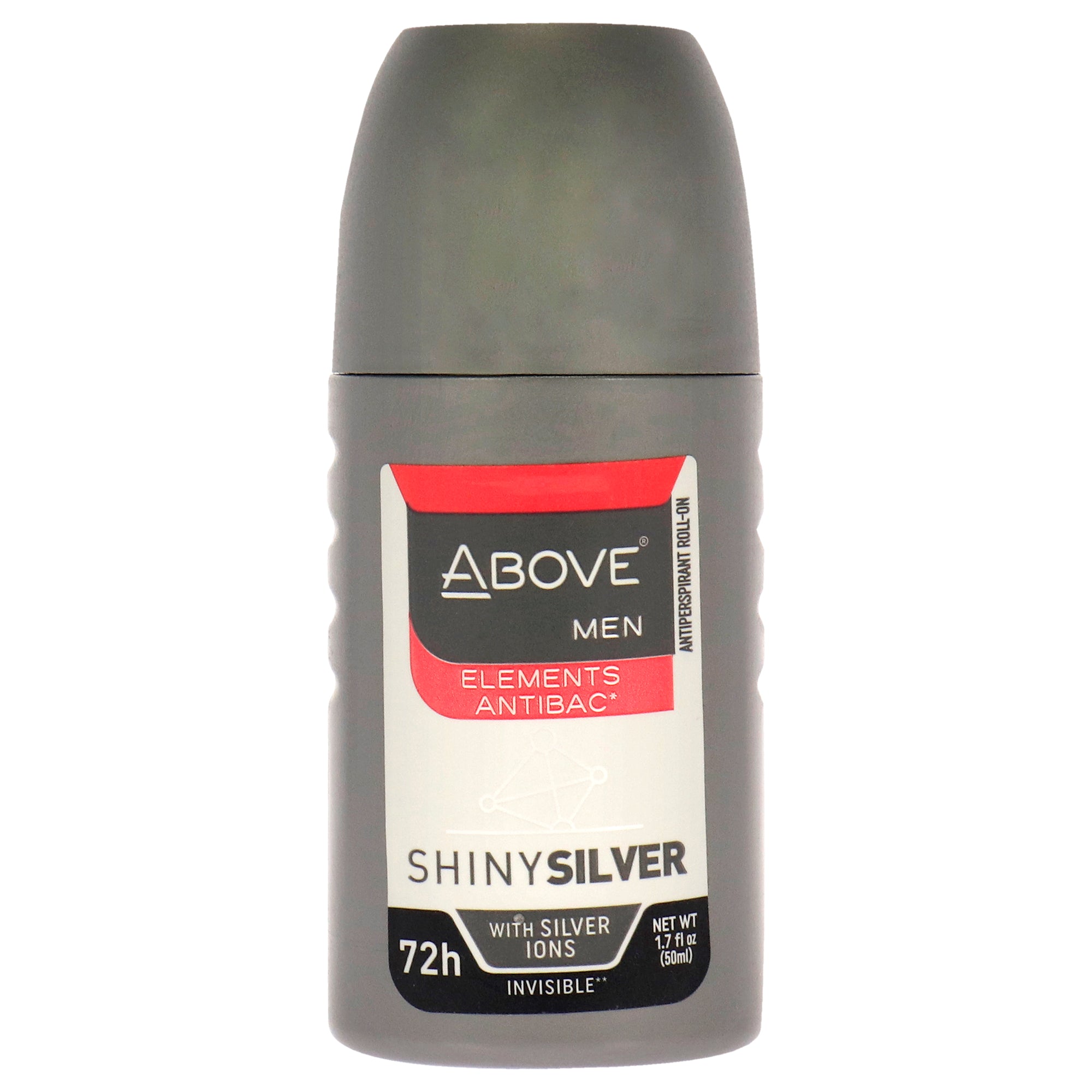 72 Hours Elements Antibac Antiperspirant Deodorant - Shiny Silver By Above For Men - 1.7 Oz Deodorant Roll-On