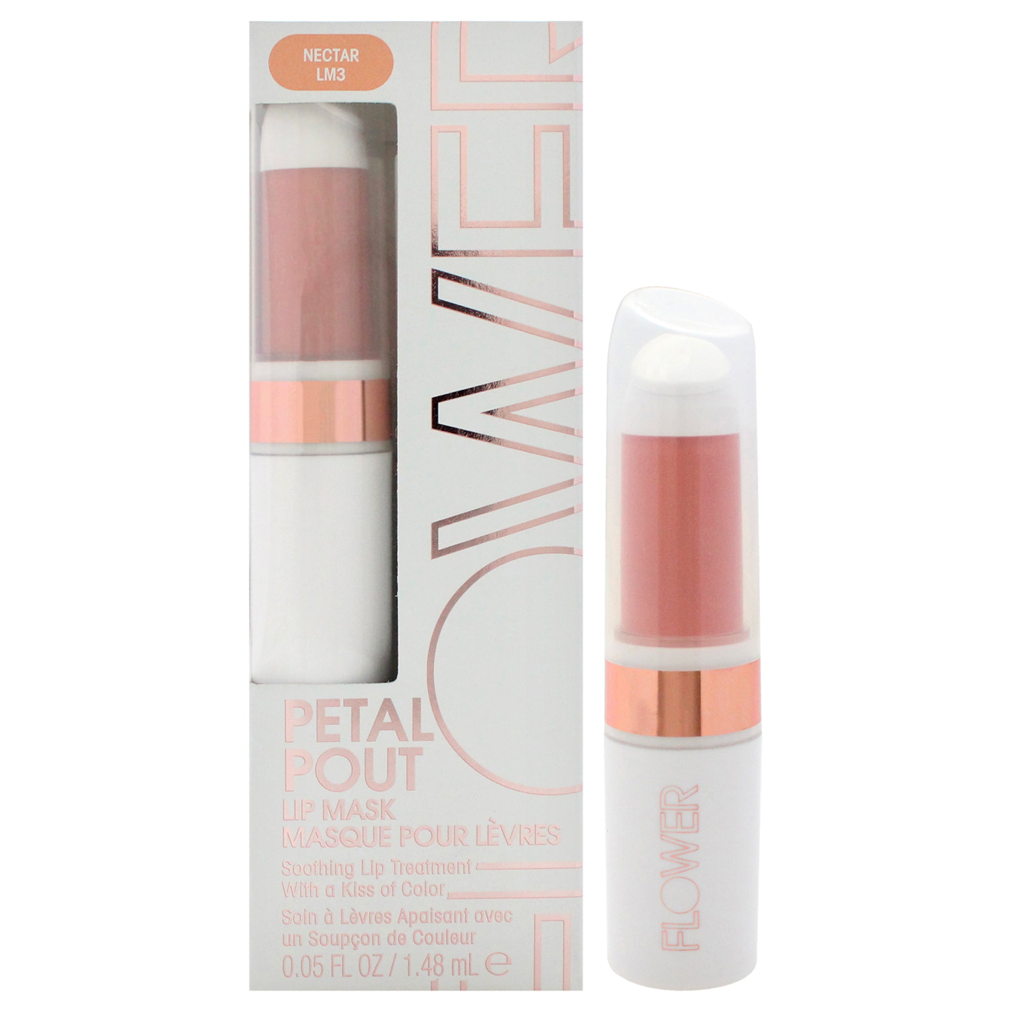 Petal Pout Lip Mask - Lm3 Nectar By Flower Beauty For Women - 0.05 Oz Lip Mask