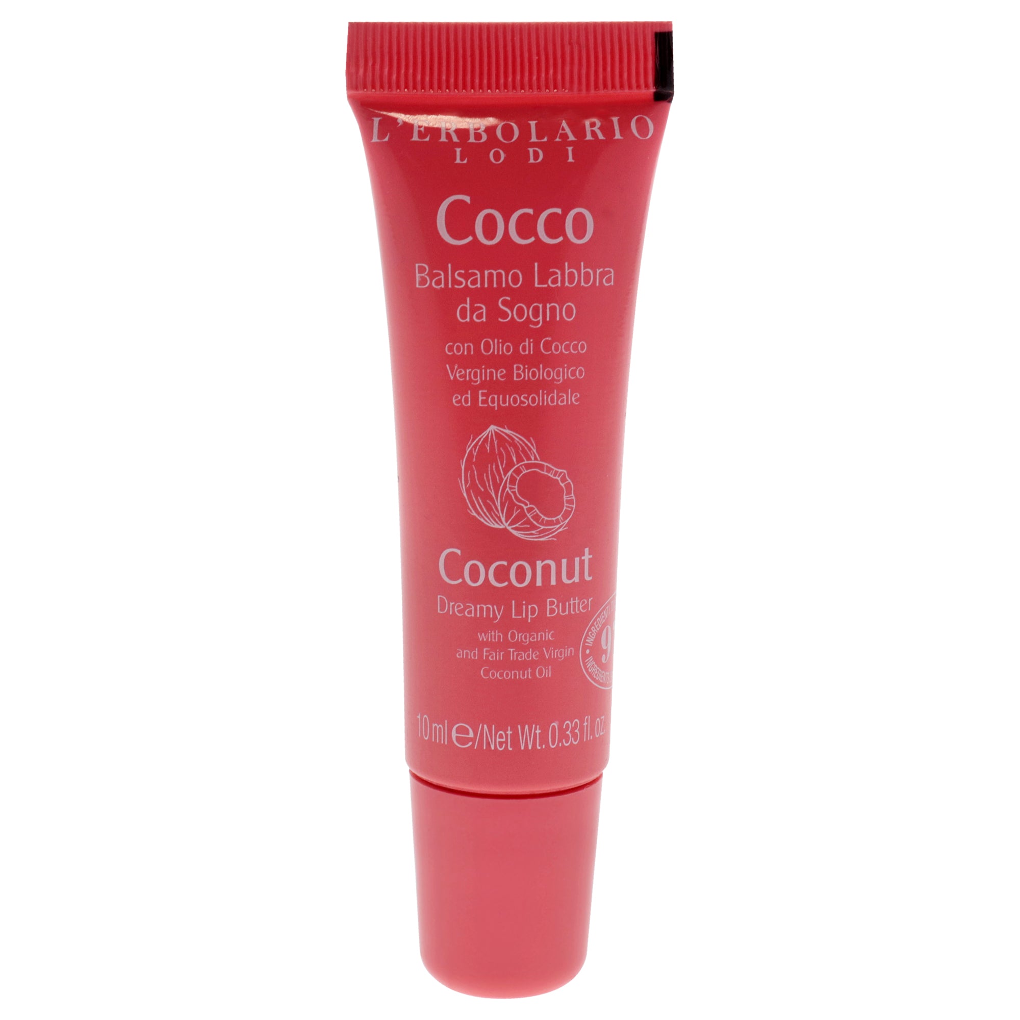 Dreamy Lip Butter - Coconut By Lerbolario For Women - 0.33 Oz Lip Balm