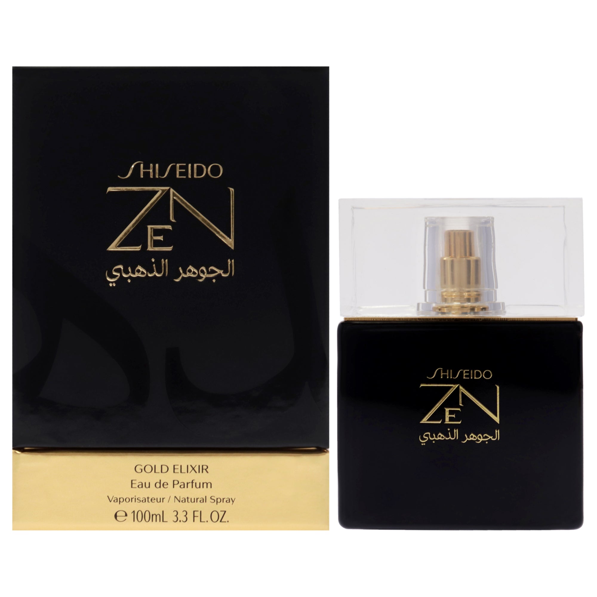 Zen Gold Elixir by Shiseido for Women  3.3 oz EDP Spray
