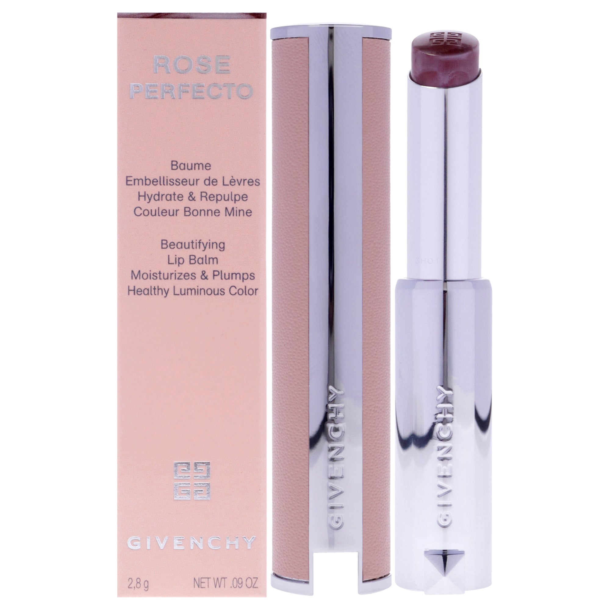 Rose Perfecto Beautifying Lip Balm - 117 Chilling Brown By Givenchy For Women - 0.09 Oz Lip Balm