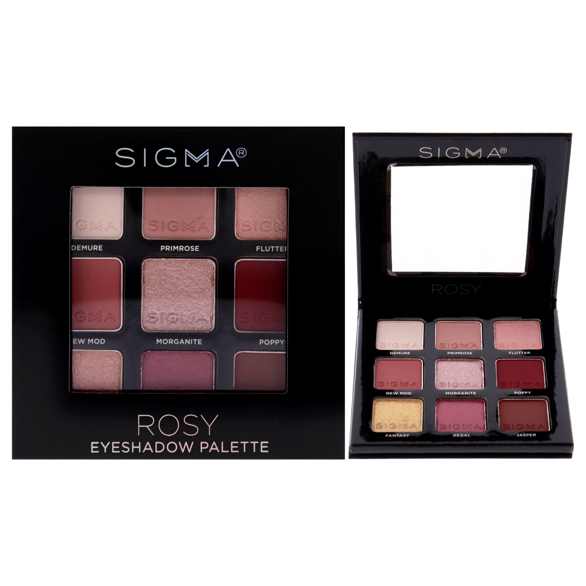 Eyeshadow Palette - Rosy By Sigma For Women - 0.32 Oz Eye Shadow