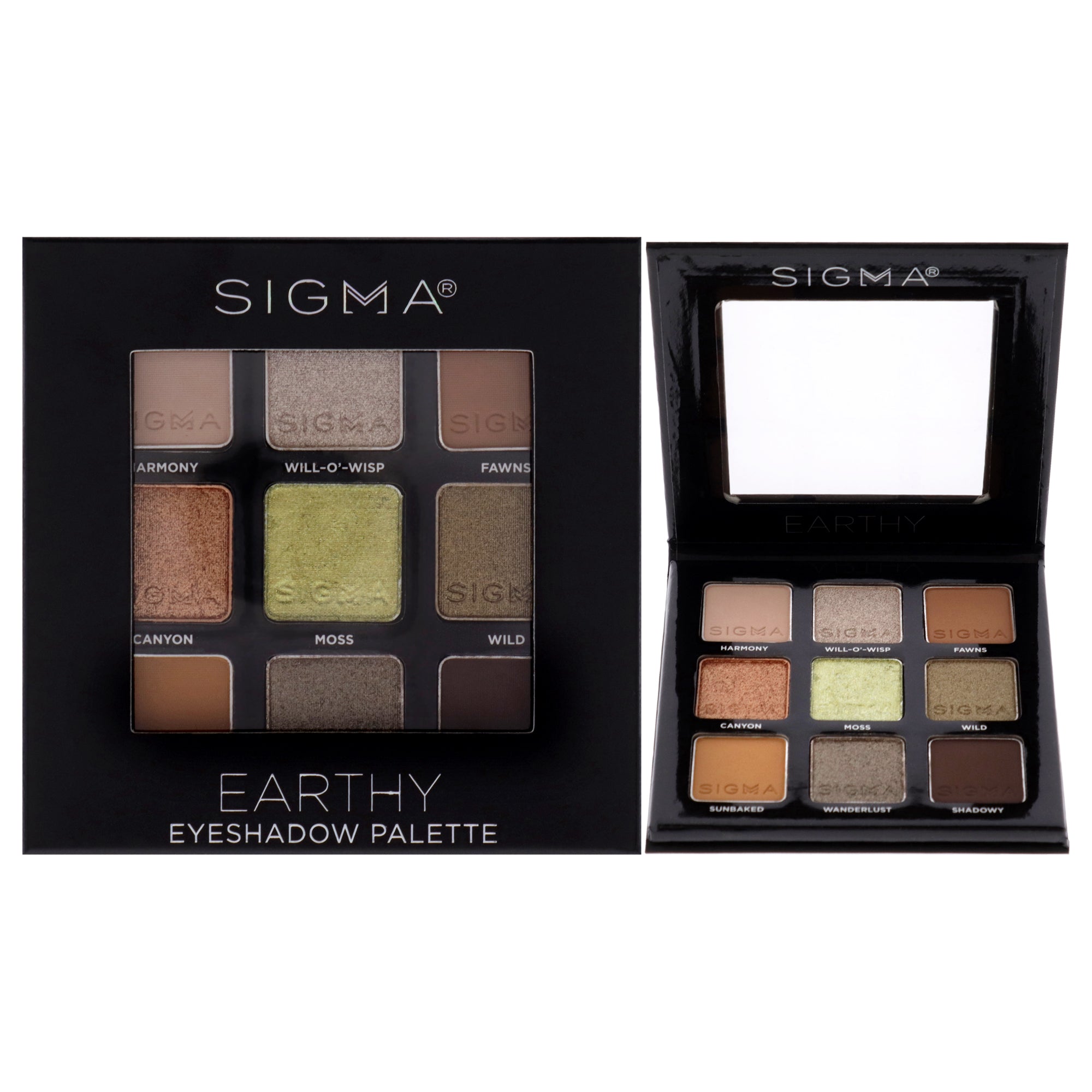 Eyeshadow Palette - Earthy By Sigma For Women - 0.32 Oz Eye Shadow