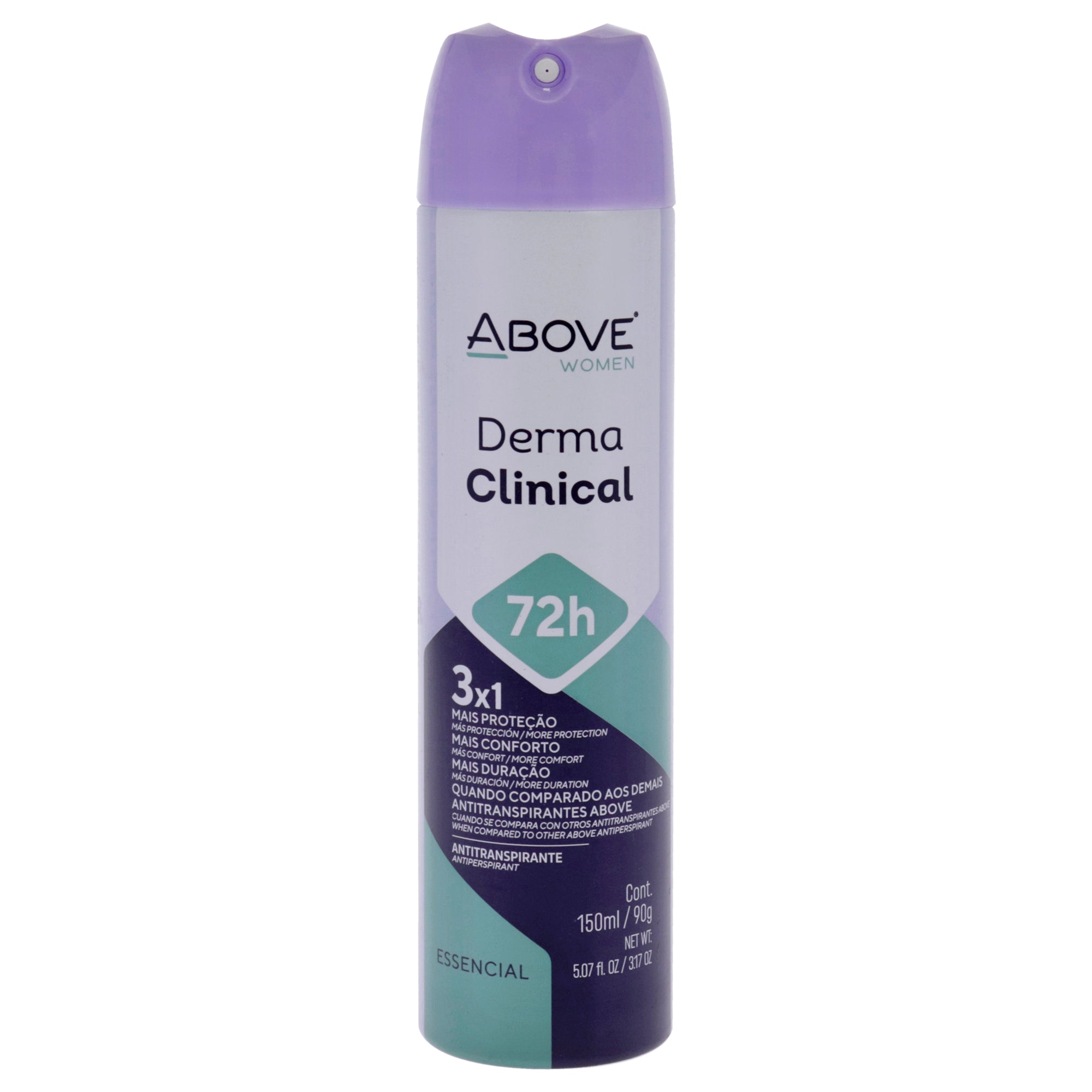 72 Hours Antiperspirant Deodorant - Derma Clinical By Above For Women - 3.17 Oz Deodorant Spray
