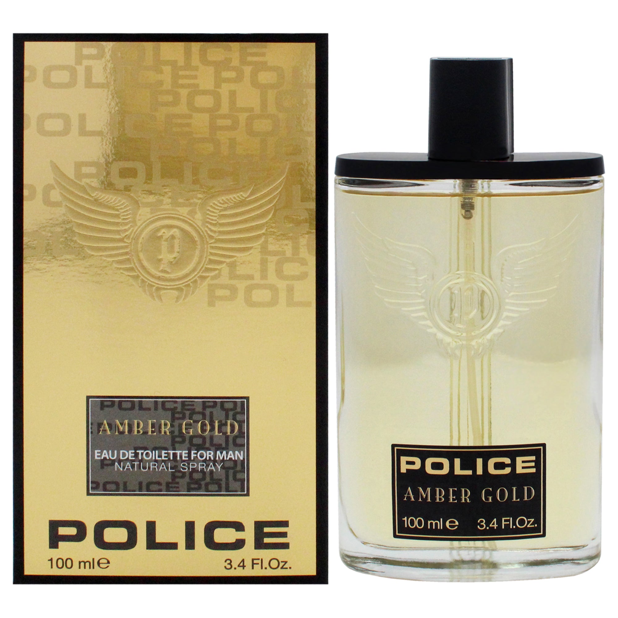Police Amber Gold by Police for Men  3.4 oz EDT Spray