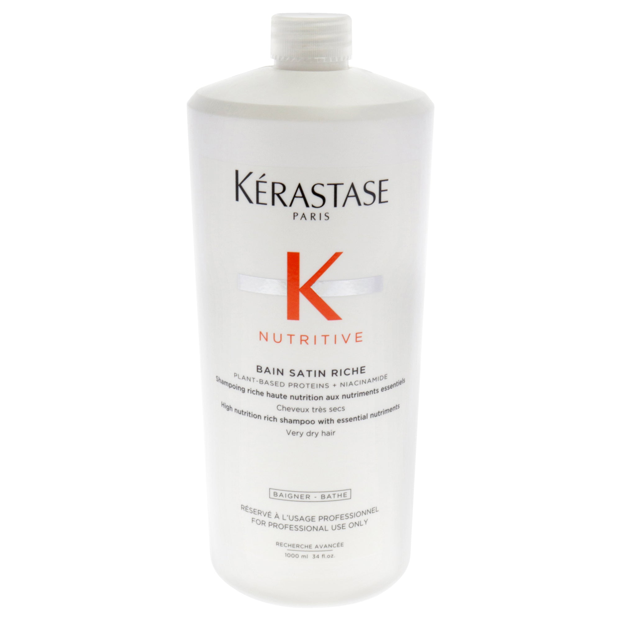 Nutritive Bain Satin Riche Shampoo by Kerastase for Unisex  34 oz Shampoo