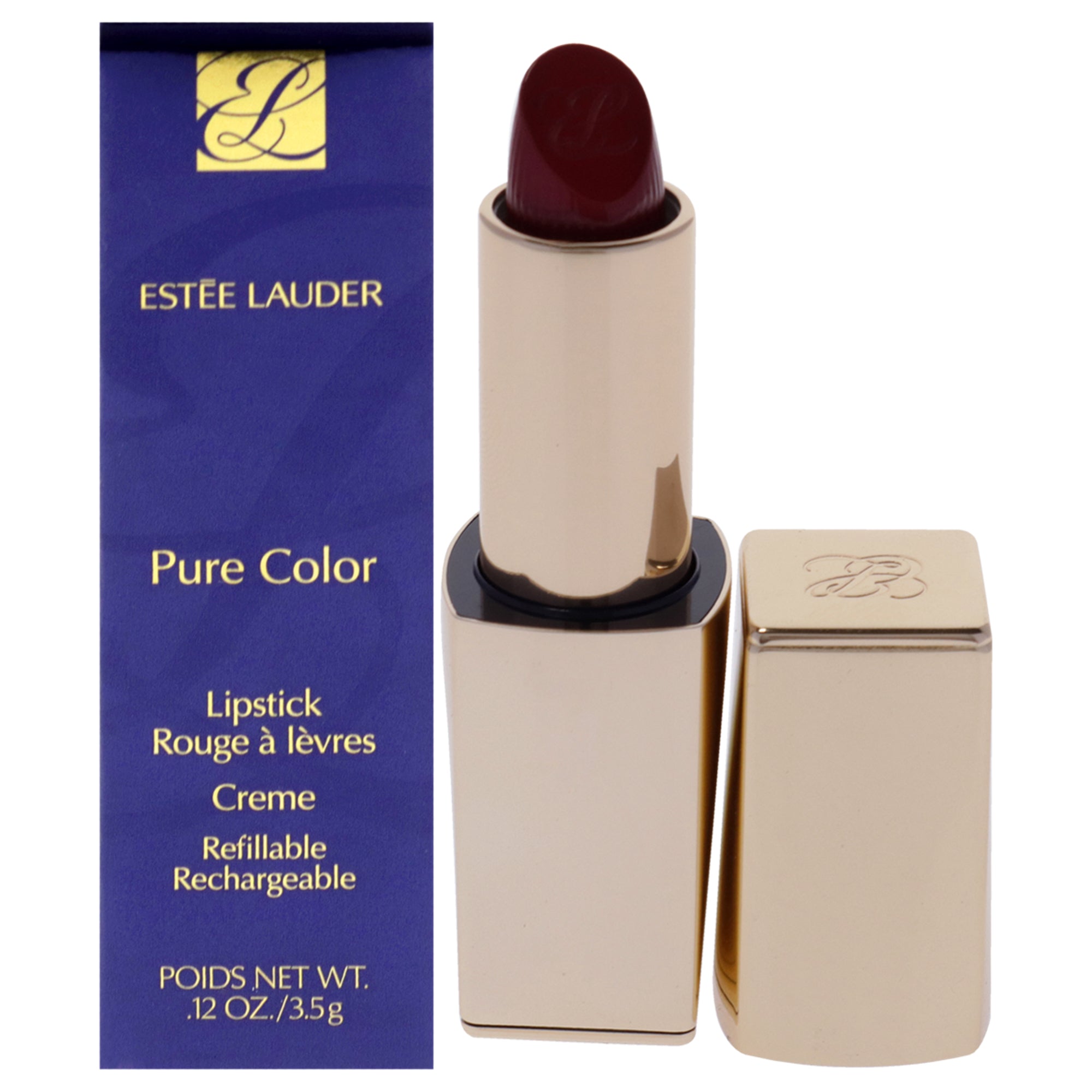 Pure Color Creme Lipstick - 541 La Noir By Estee Lauder For Women - 0.12 Oz Lipstick (Refillable)