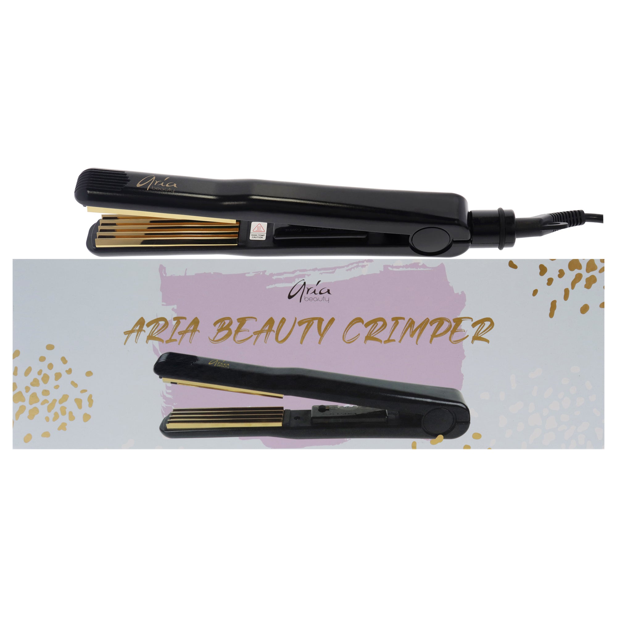 Titanium Texturing Crimper By Aria Beauty For Women - 1 Pc Crimper