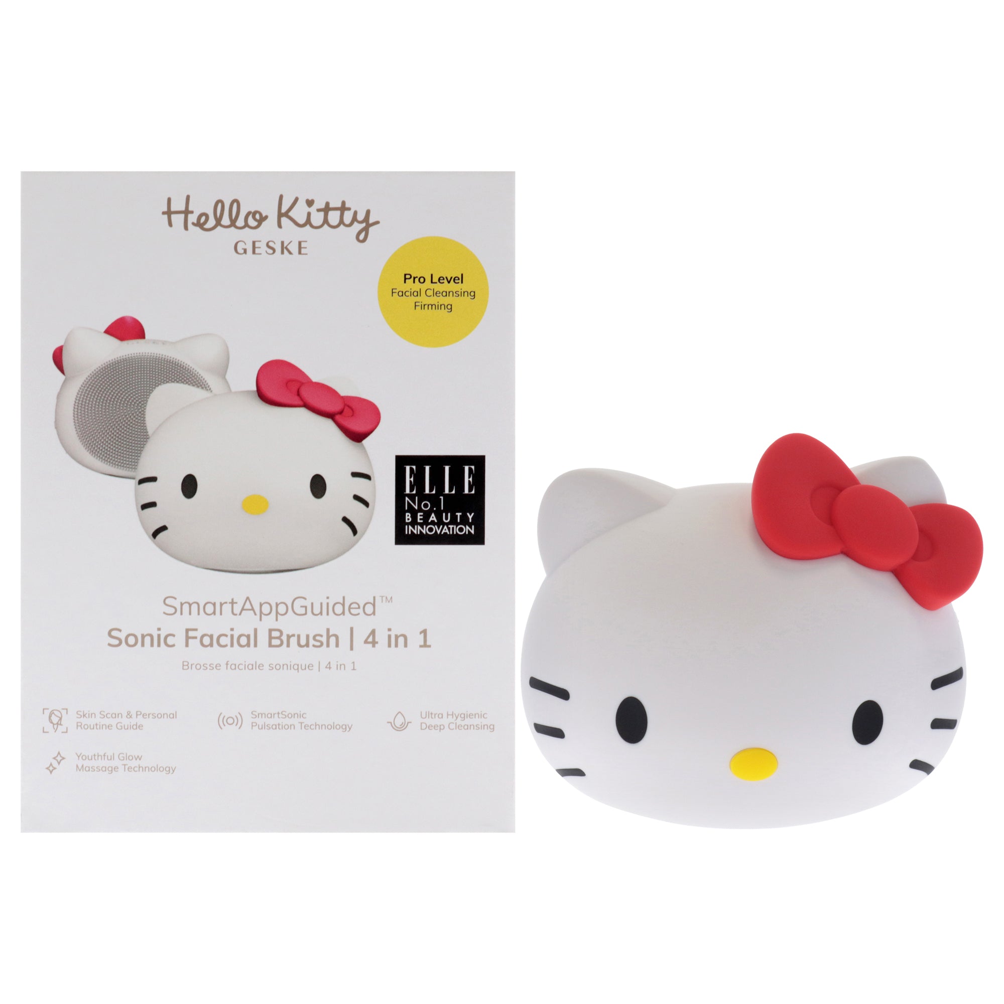 Hello Kitty Sonic Facial Brush 4 In 1 - Starlight By Geske For Women - 1 Pc Brush