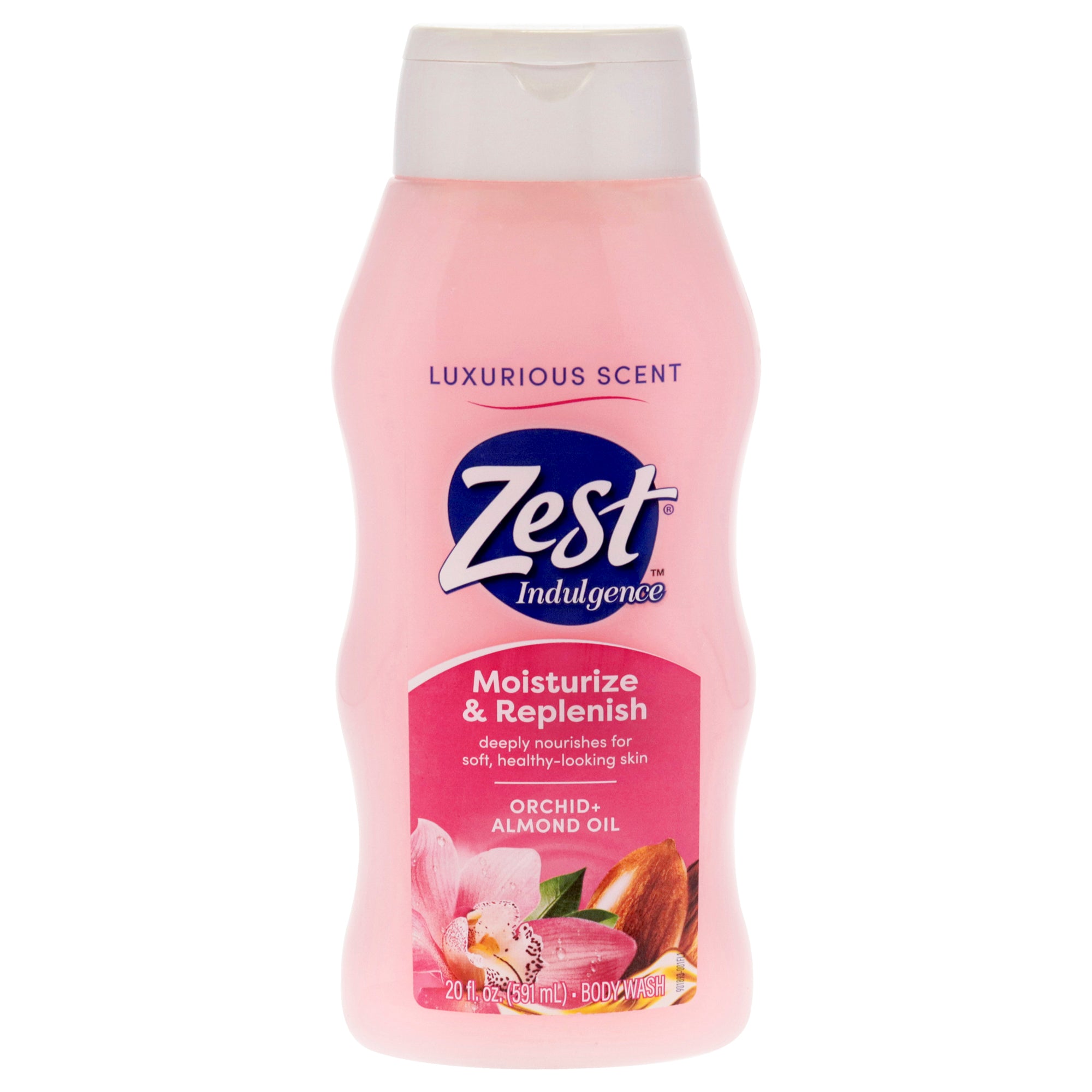 Moisturize And Replenish Body Wash - Orchid And Almond Oil By Zest For Women - 20 Oz Body Wash