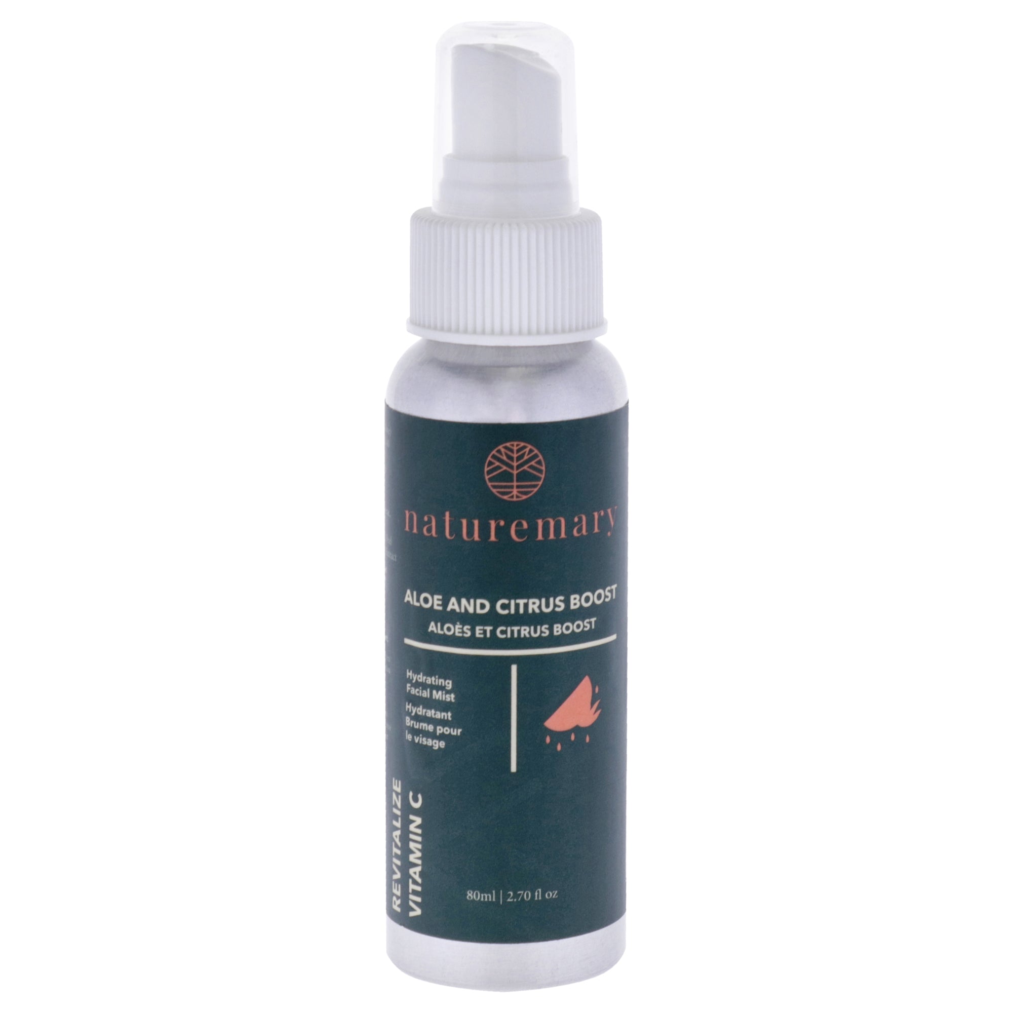 Revitalize Vitamin C Hydrating Facial Mist - Aloe And Citrus Boost By Naturemary For Unisex - 2.7 Oz Mist