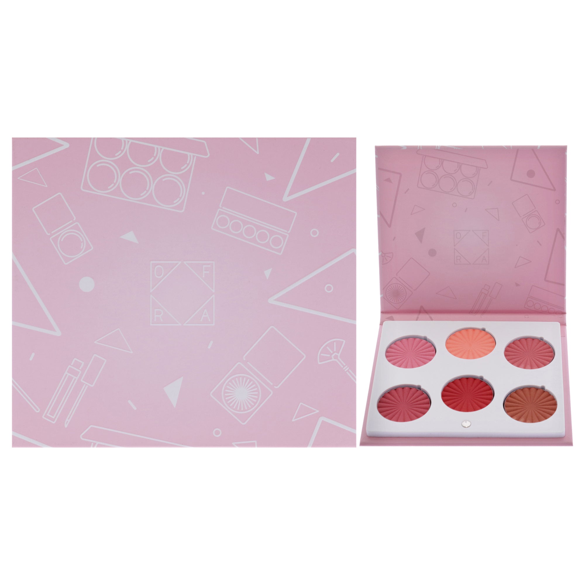Mini Mix Face Palette  Charm Your Cheeks by Ofra for Women  0.63 oz Blush