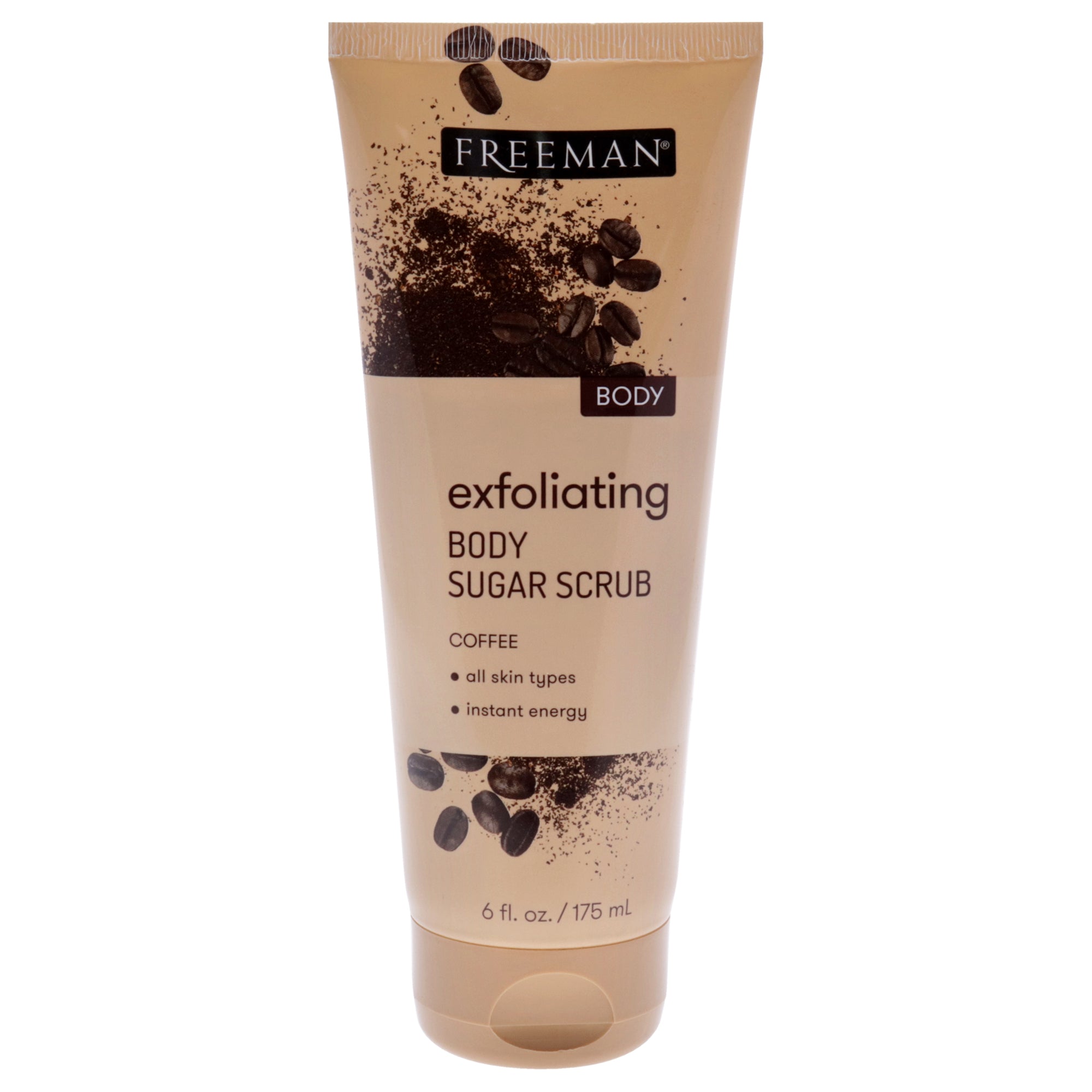Exfoliating Body Sugar Scrub By Freeman For Unisex - 6 Oz Scrub