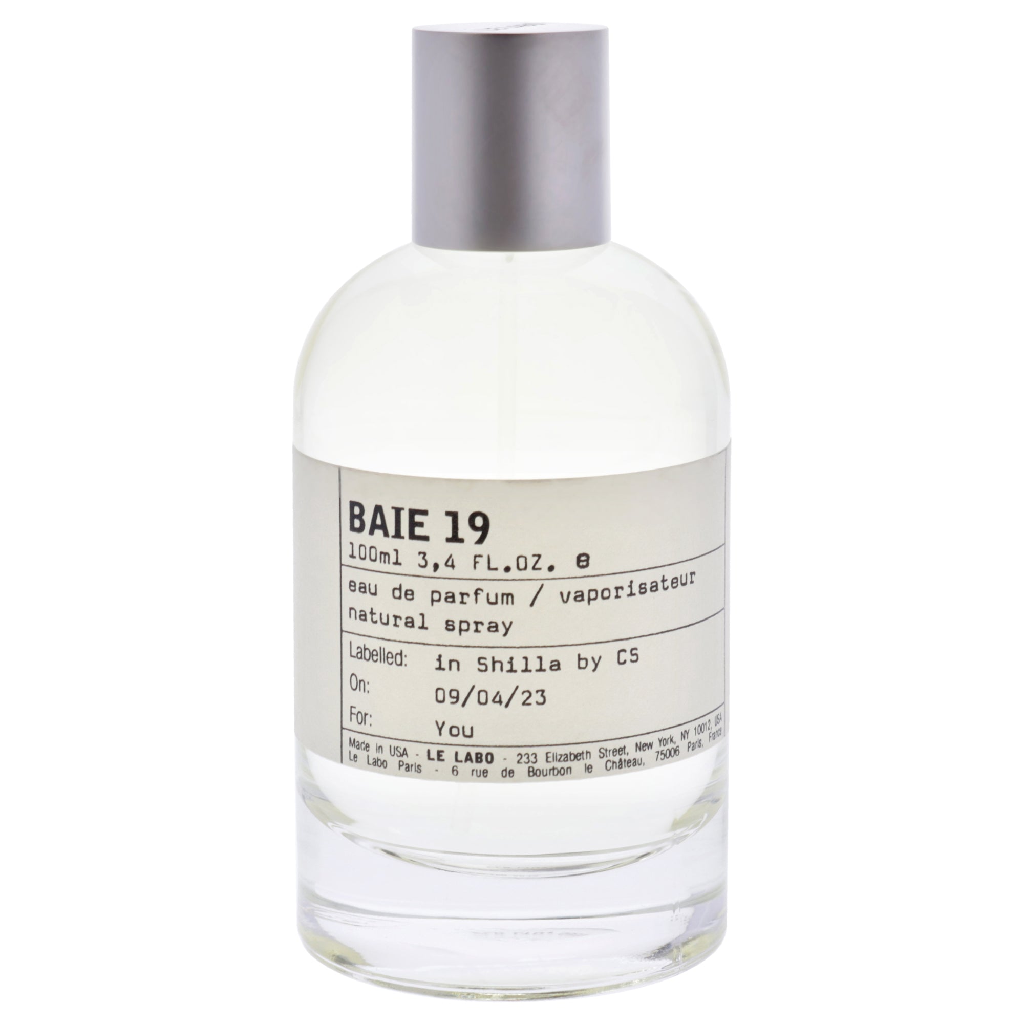 Baie 19 By Le Labo For Unisex - 3.4 Oz Edp Spray