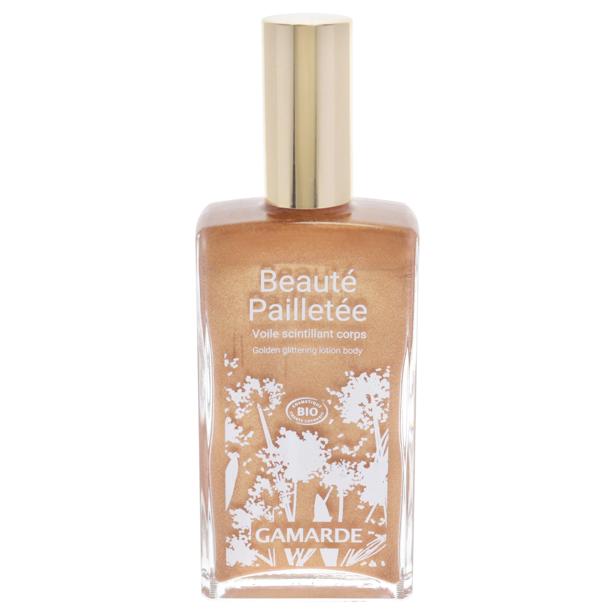 Golden Glittering Lotion Body By Gamarde For Women - 3 Oz Body Lotion