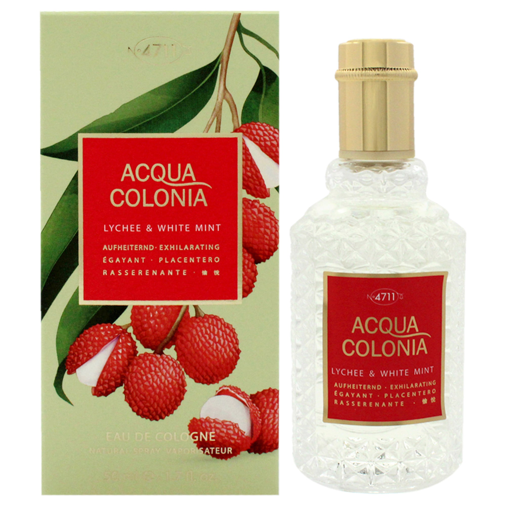 4711 Acqua Colonia - Lychee And White Mint By Muelhens For Unisex - 1.7 Oz Edc Spray