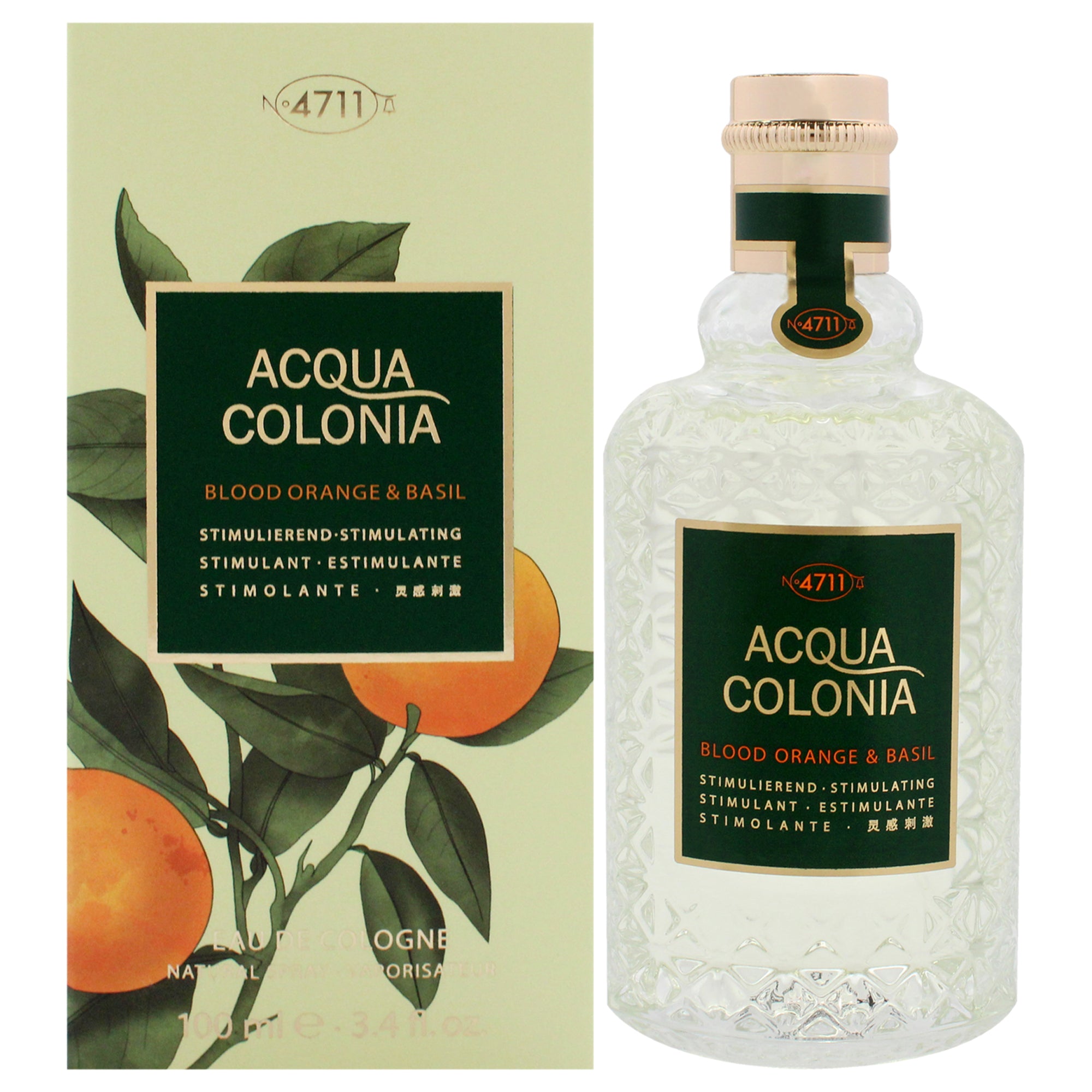 4711 Acqua Colonia - Blood Orange And Basil By Muelhens For Women - 3.4 Oz Edc Spray