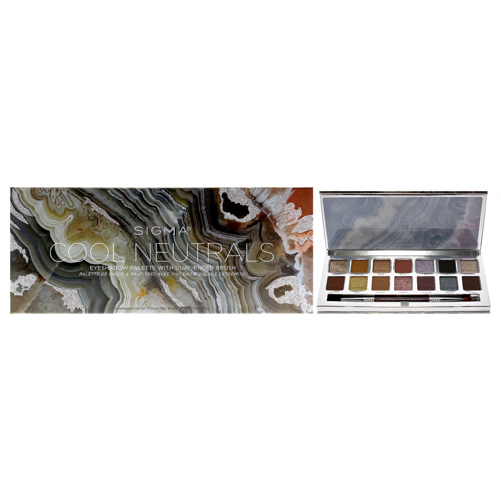 Eyeshadow Palette - Cool Neutrals By Sigma For Women - 0.56 Oz Eye Shadow