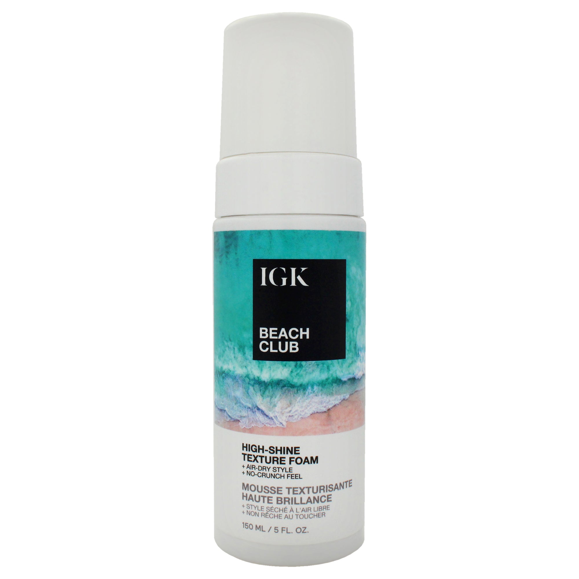 Beach Club High Shine Texture Foam by IGK for Unisex  5 oz Foam