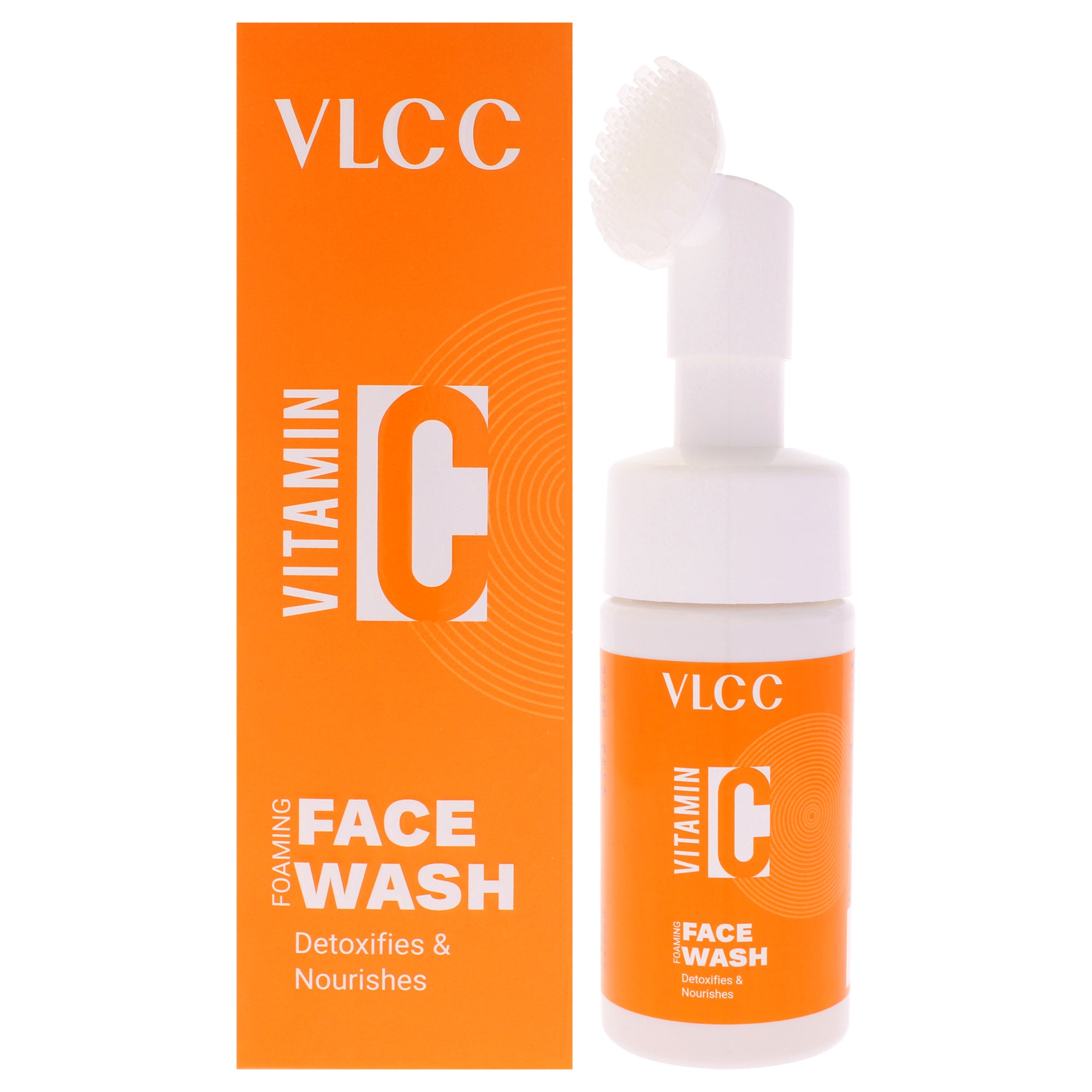 Vitamin C Foaming Face Wash by VLCC for Unisex - 3.38 oz Cleanser