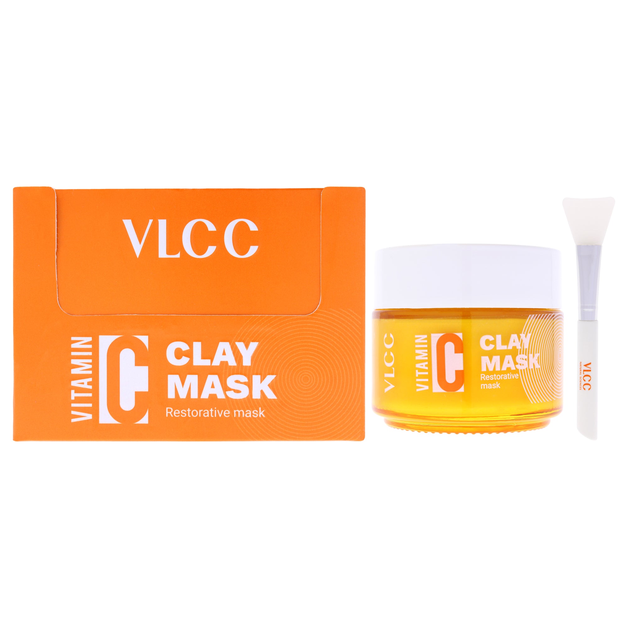 Vitamin C Clay Mask by VLCC for Women - 3.52 oz Mask