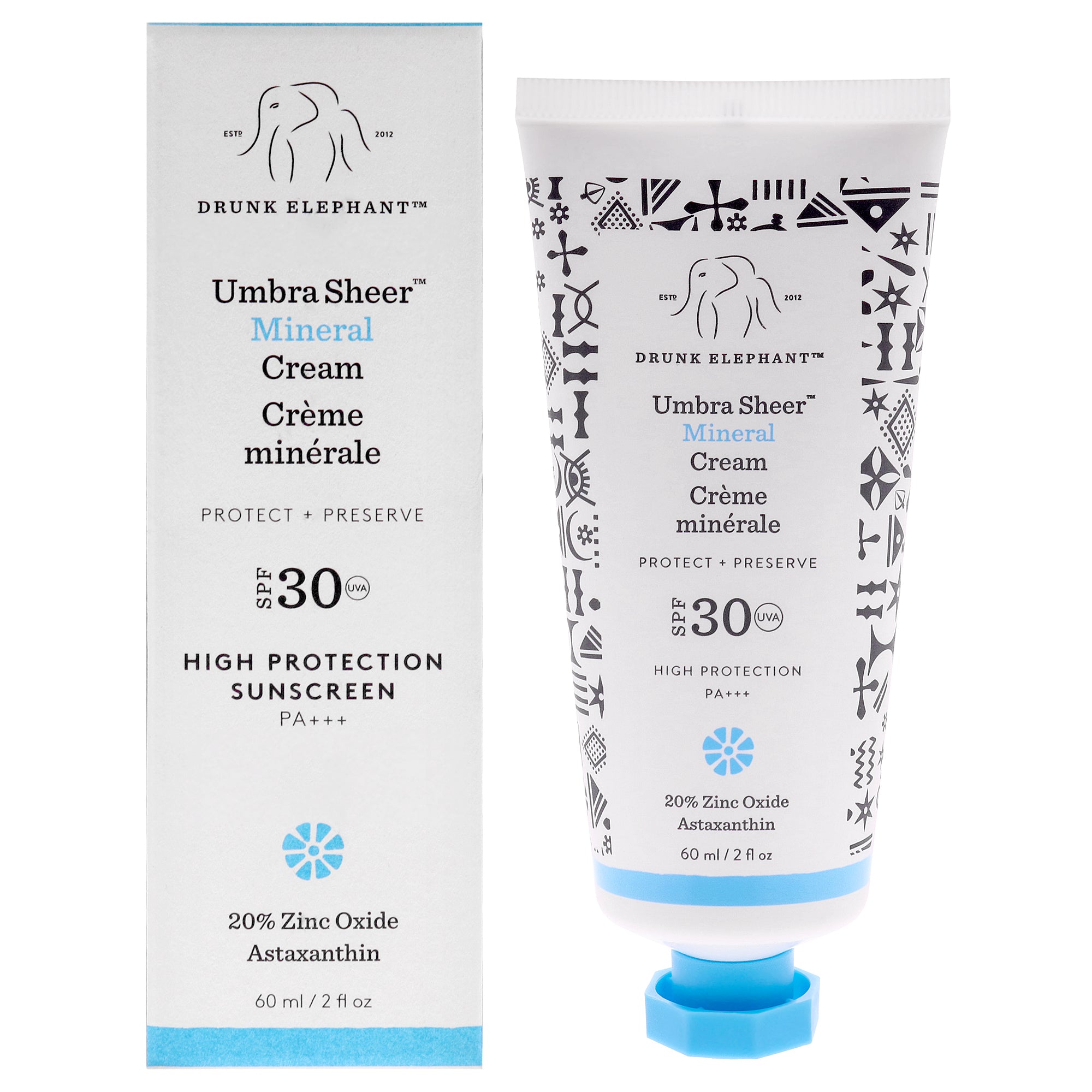 Umbra Sheer Mineral Cream SPF 30 by Drunk Elephant for Women - 2 oz Sunscreen