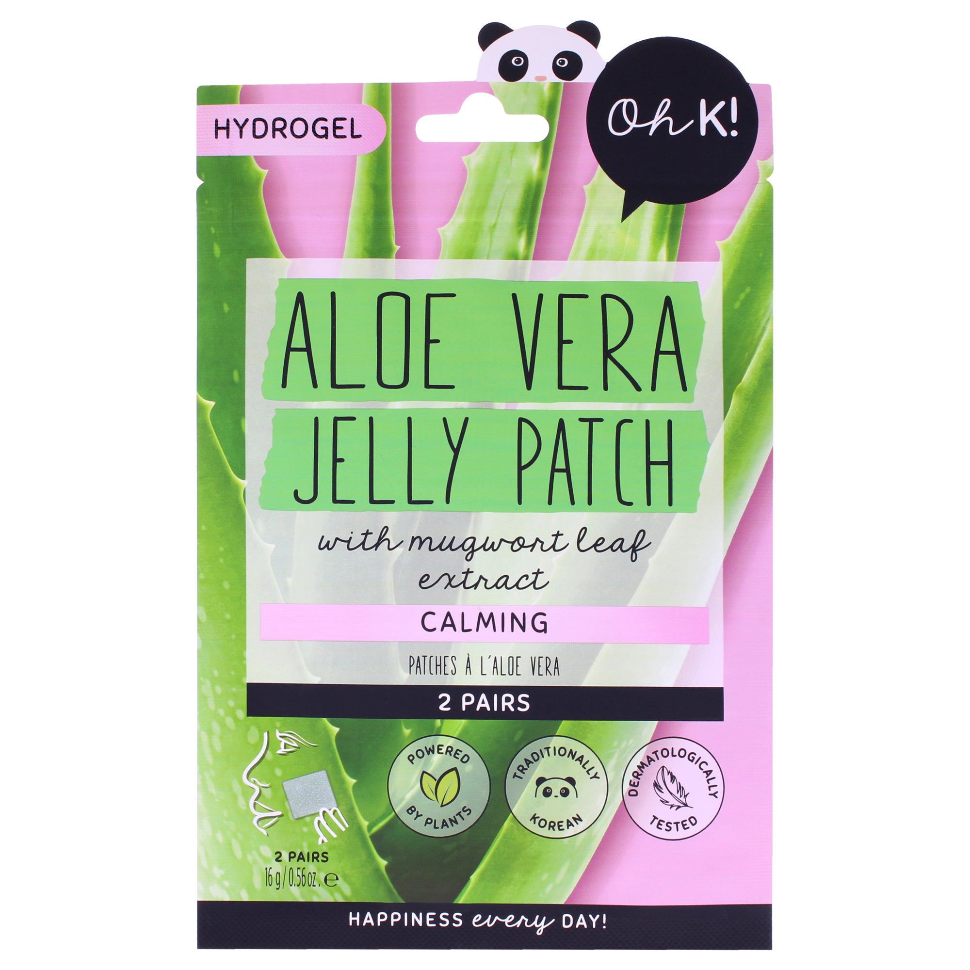 Hydrogel Jelly Patch - Aloe Vera by Oh K! for Unisex - 2 Pair Patches