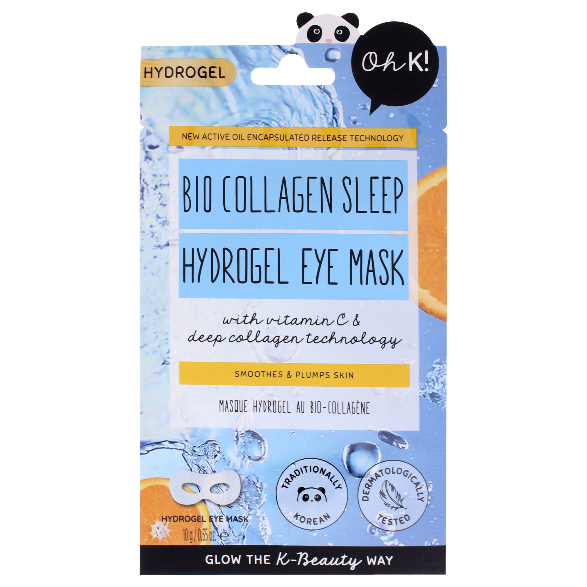 Hydrogel Eye Mask - Bio Collagen Sleep by Oh K! for Unisex - 1 Pc Mask