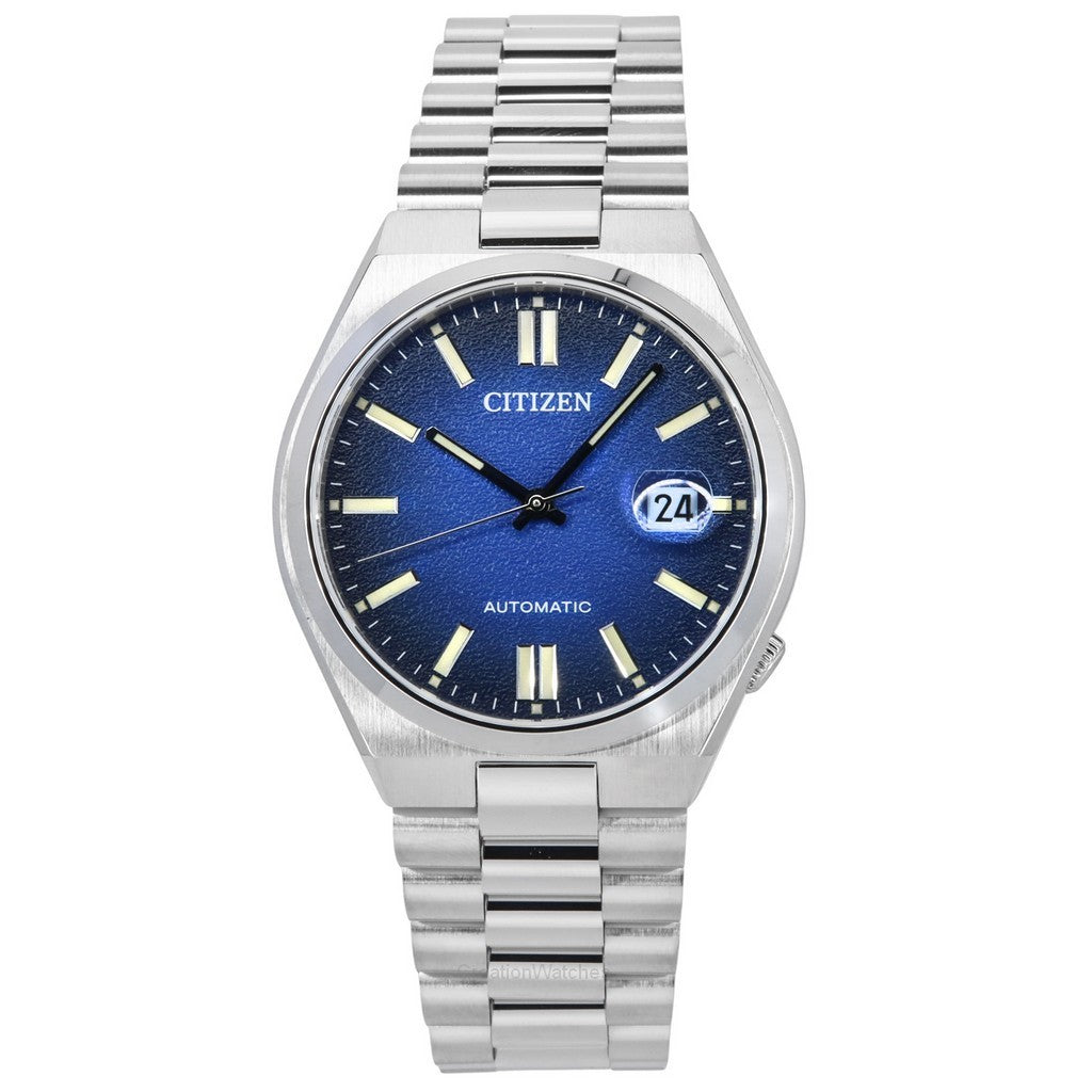 Citizen Tsuyosa Stainless Steel Blue Dial Automatic Nj015188L MenS Watch