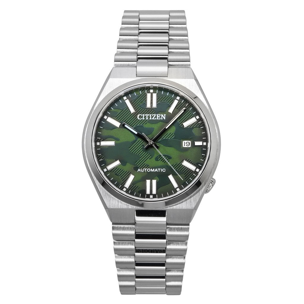 Citizen Tsuyosa Stainless Steel Green Dial Automatic Nj015986X MenS Watch