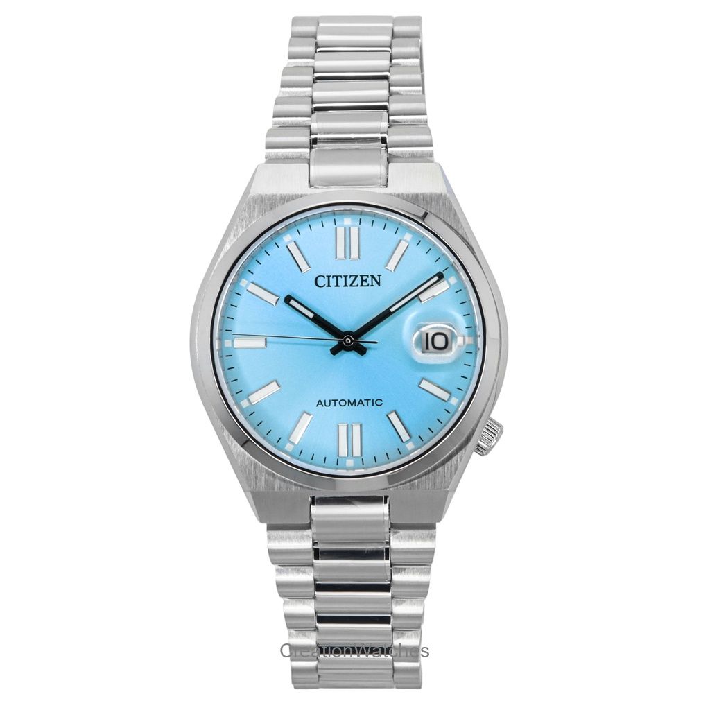 Citizen Tsuyosa Stainless Steel Light Blue Dial Automatic Nj020050L MenS Watch