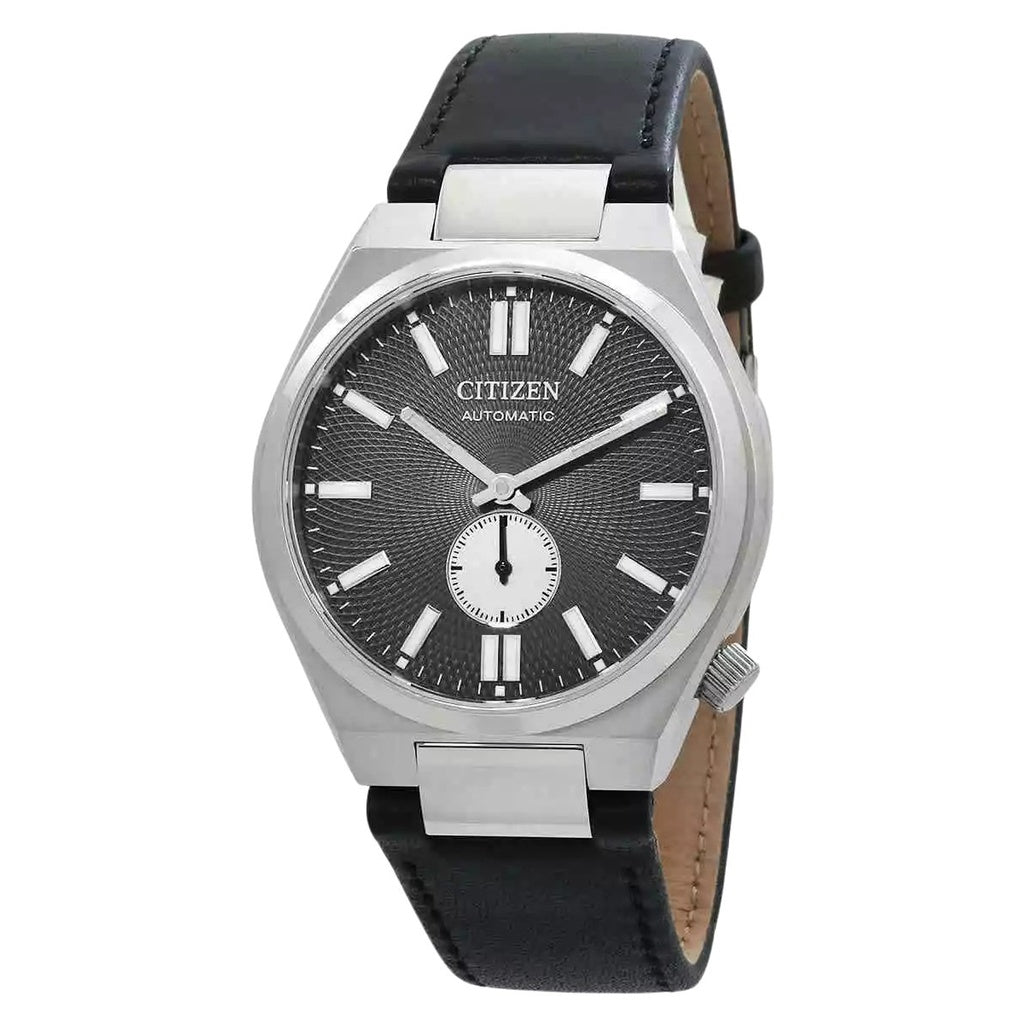 Citizen Tsuyosa Small Second Leather Strap Grey Dial Automatic Nk501001H MenS Watch