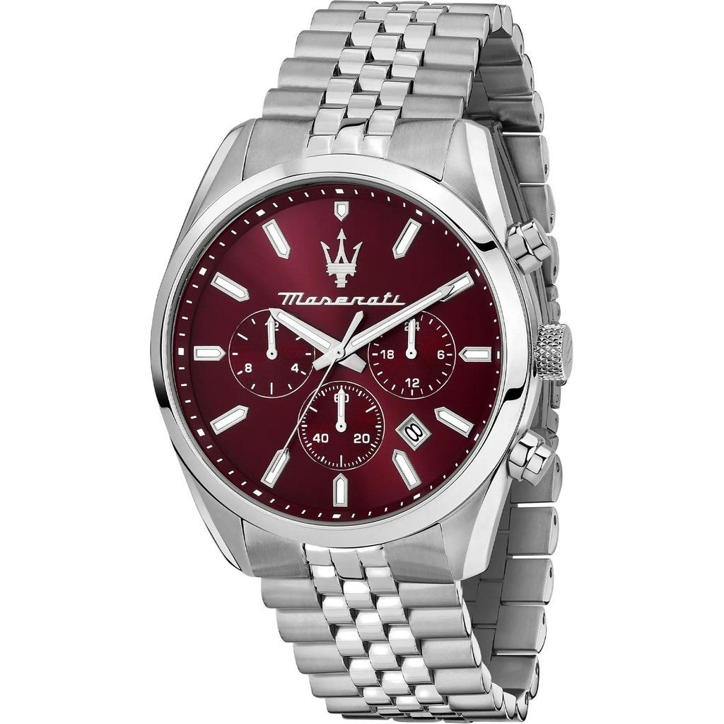 Maserati Attrazione Chronograph Stainless Steel Brown Dial Quartz R8853151024 MenS Watch